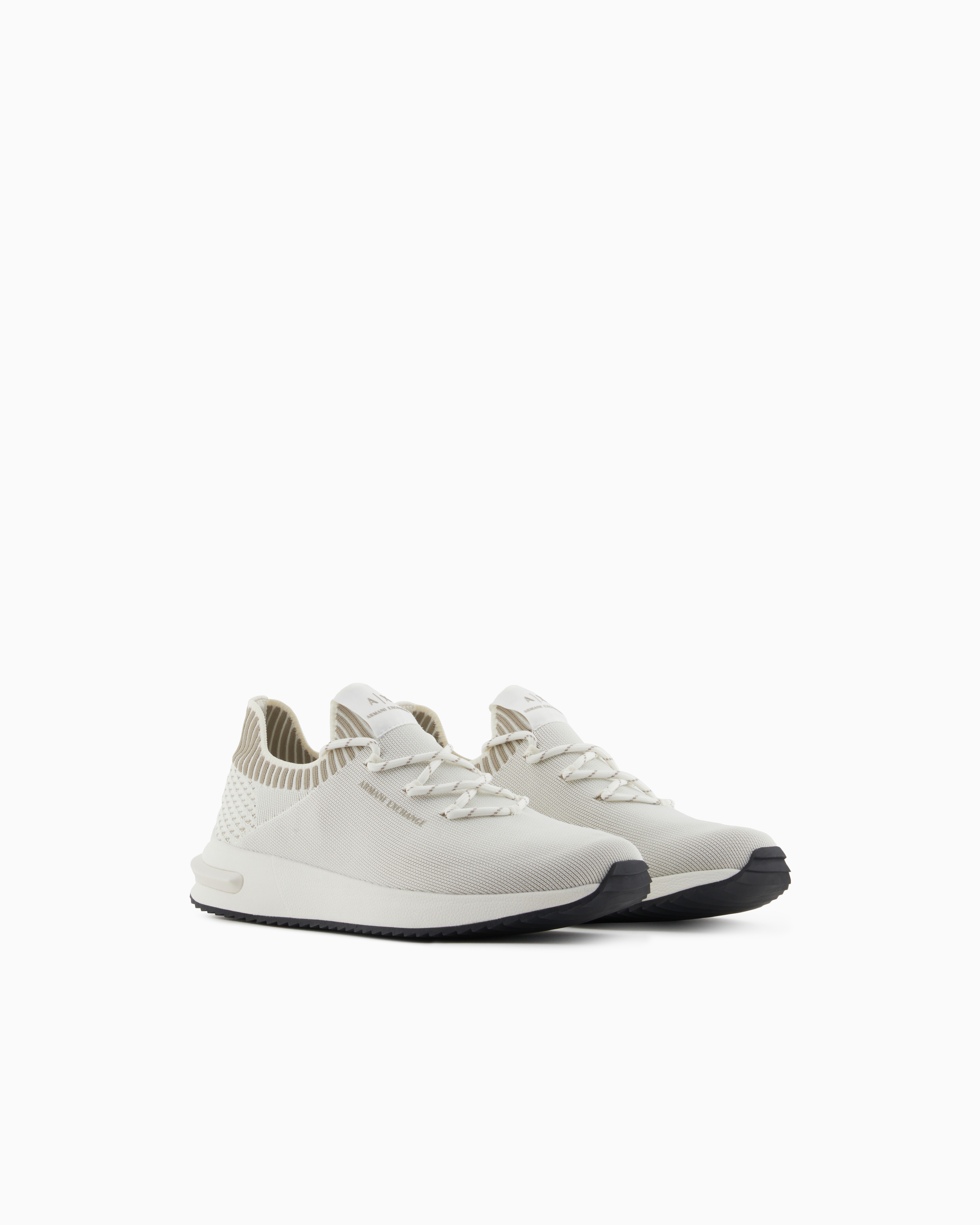 Armani Exchange Sneakers In White