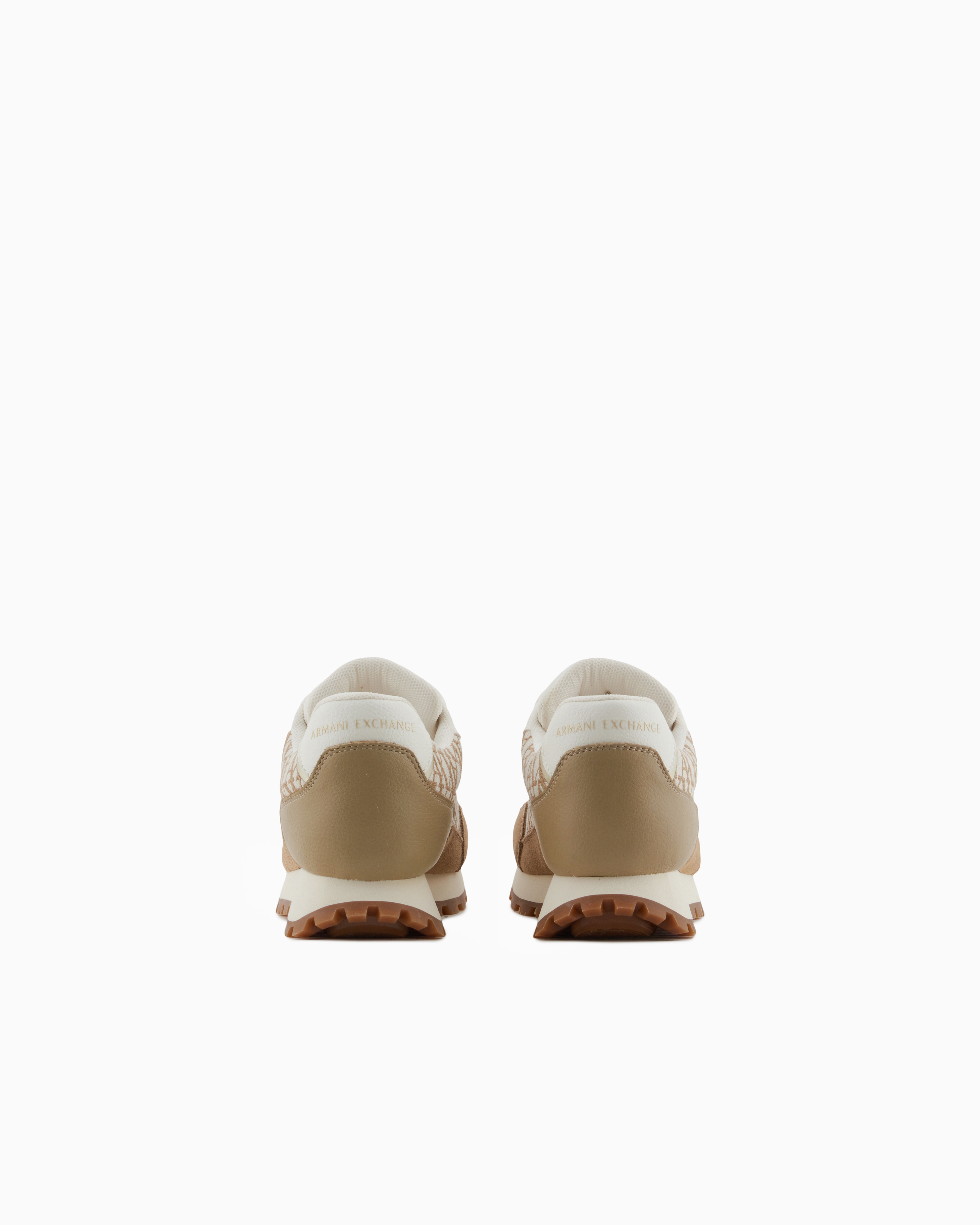 Armani Exchange Sneakers In Camel
