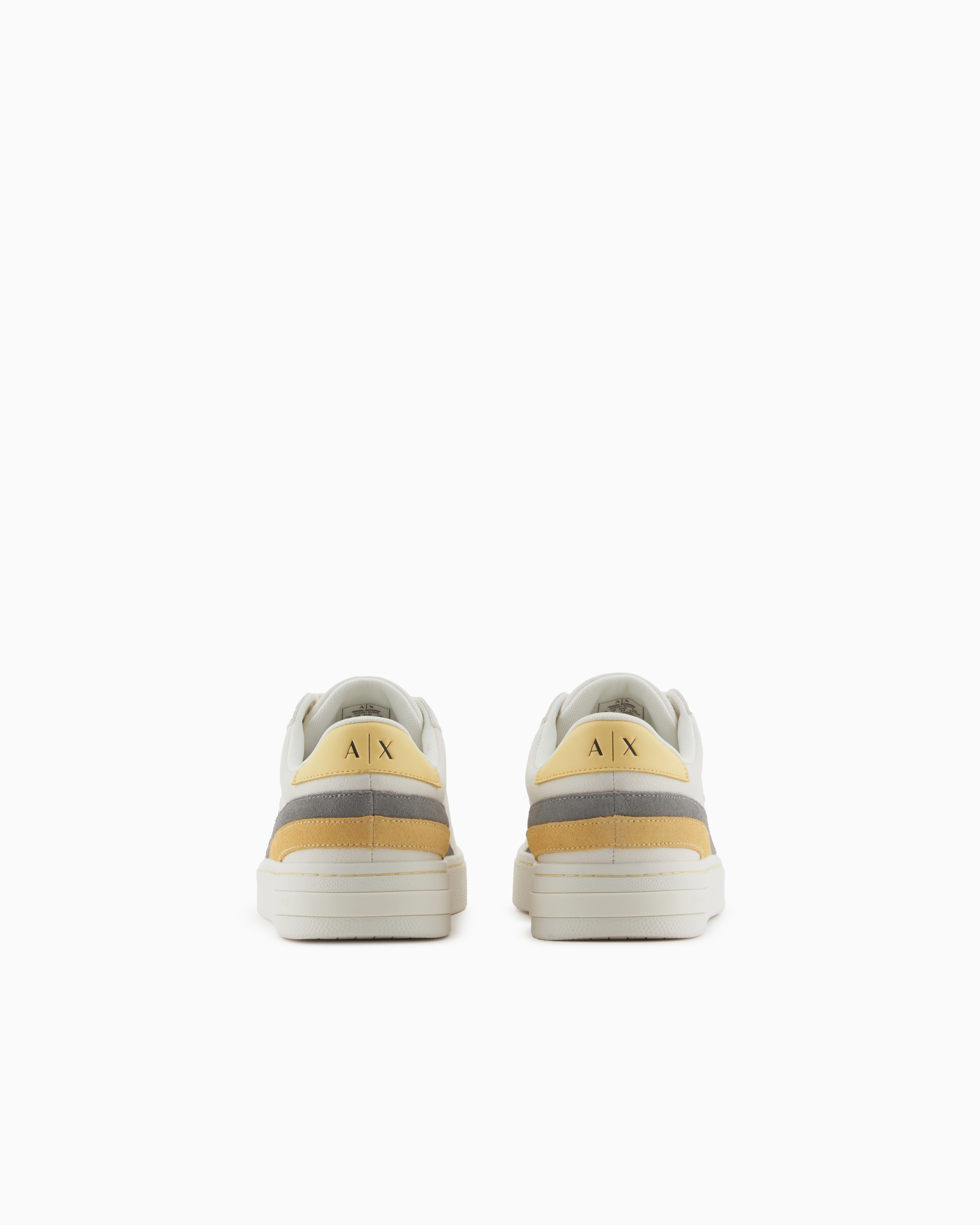 Armani Exchange Sneakers In Yellow