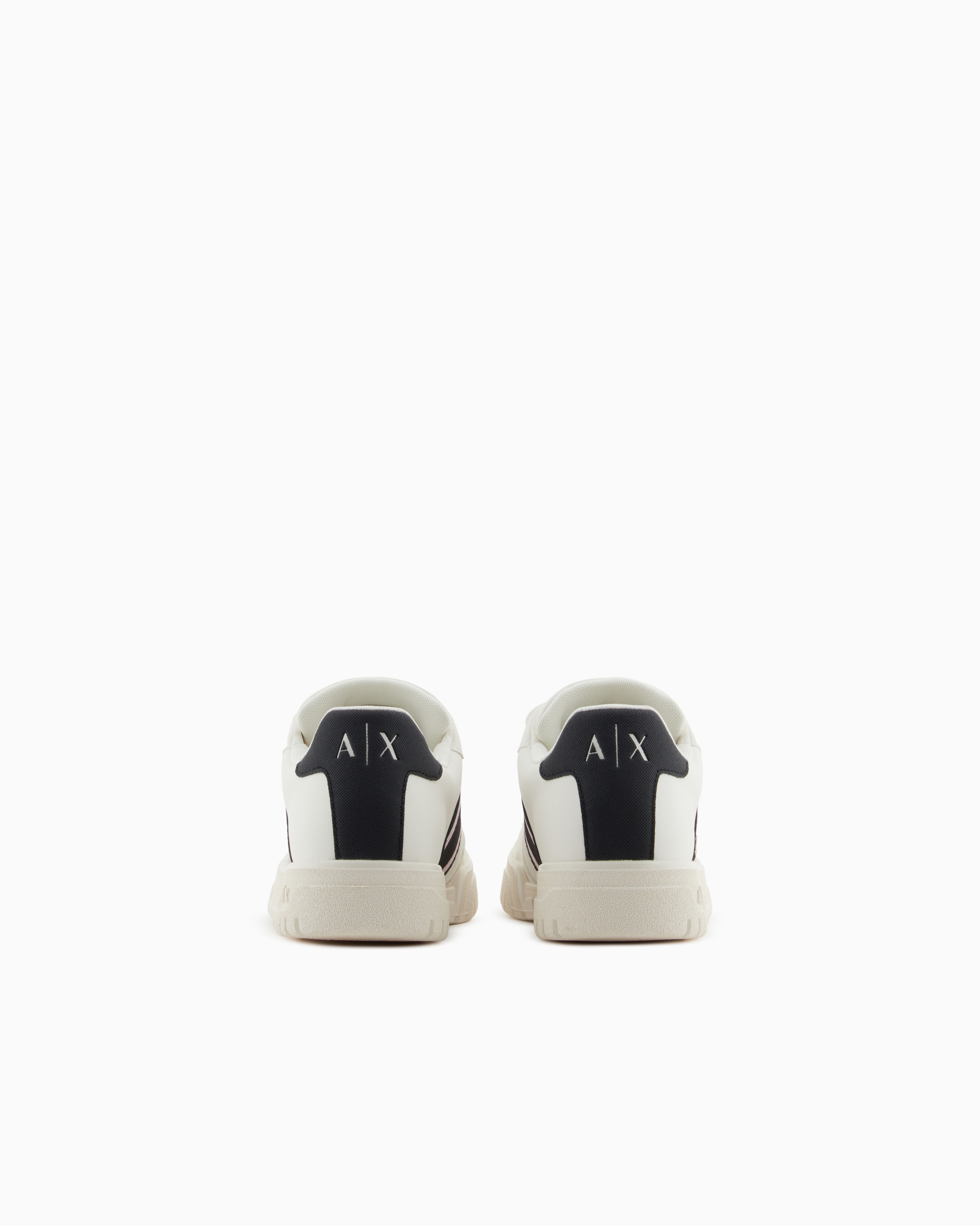 Armani Exchange Sneakers In White