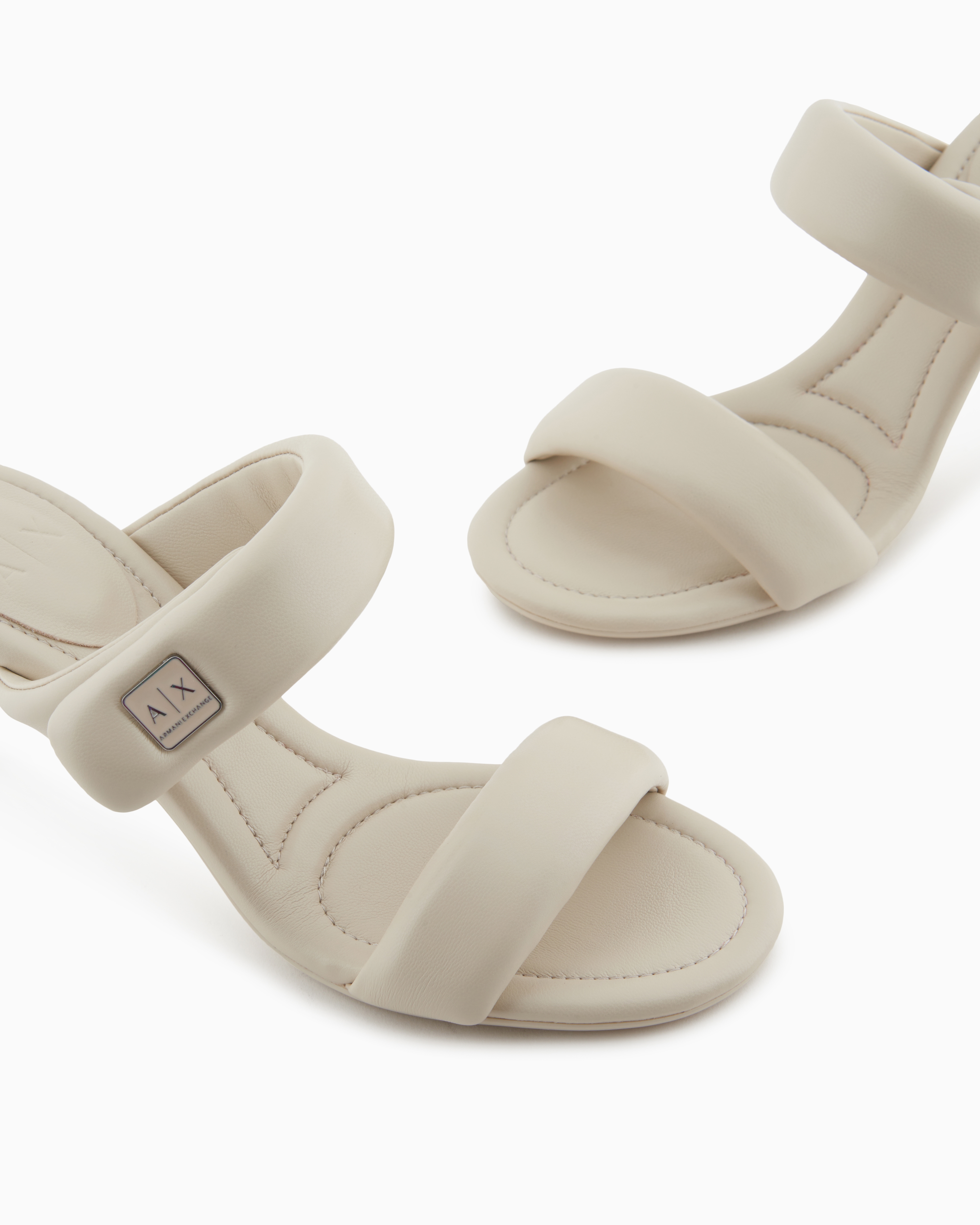 Armani Exchange Heels In Beige