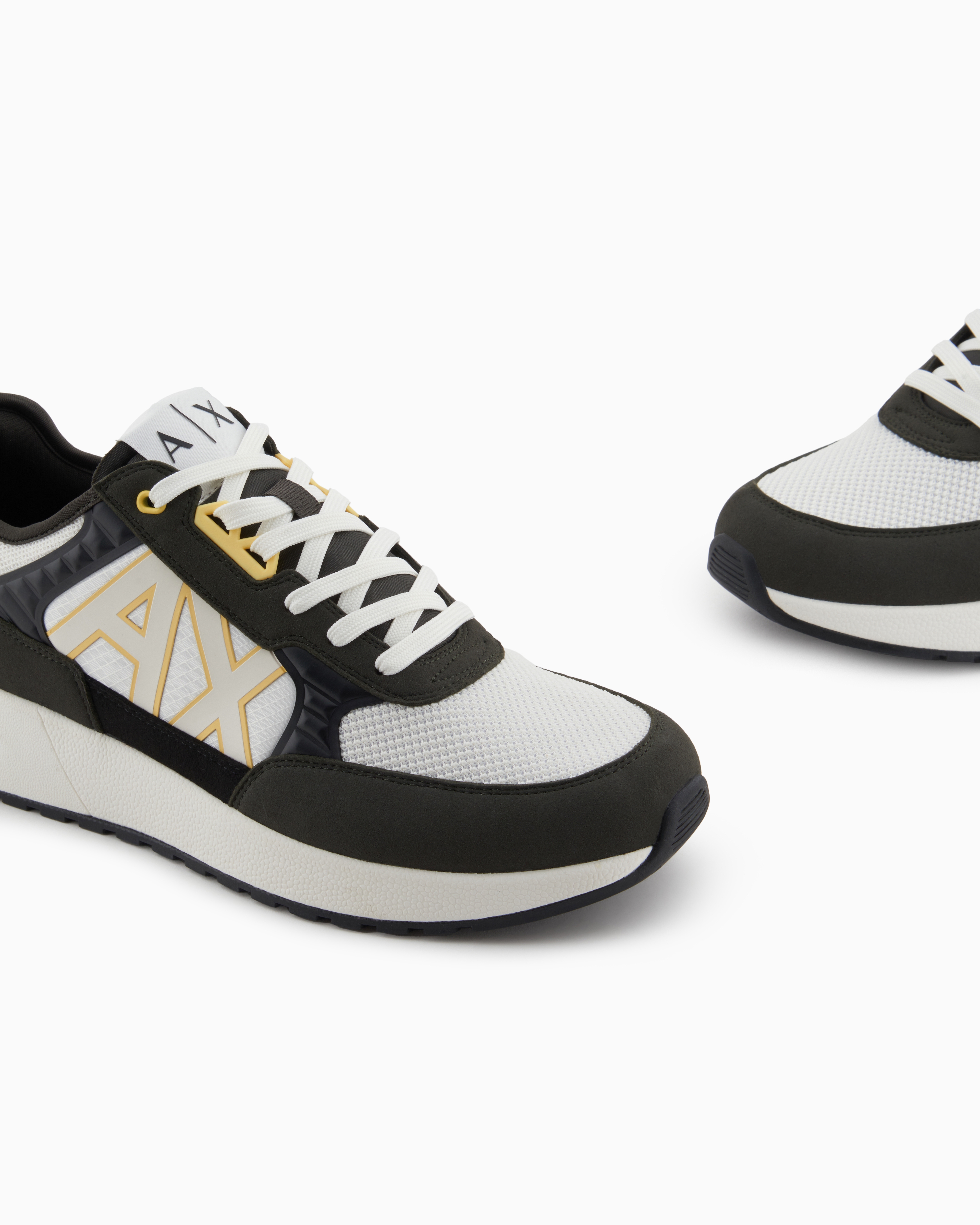 Armani Exchange - Sneakers with high sole and logo, Man, Size:
