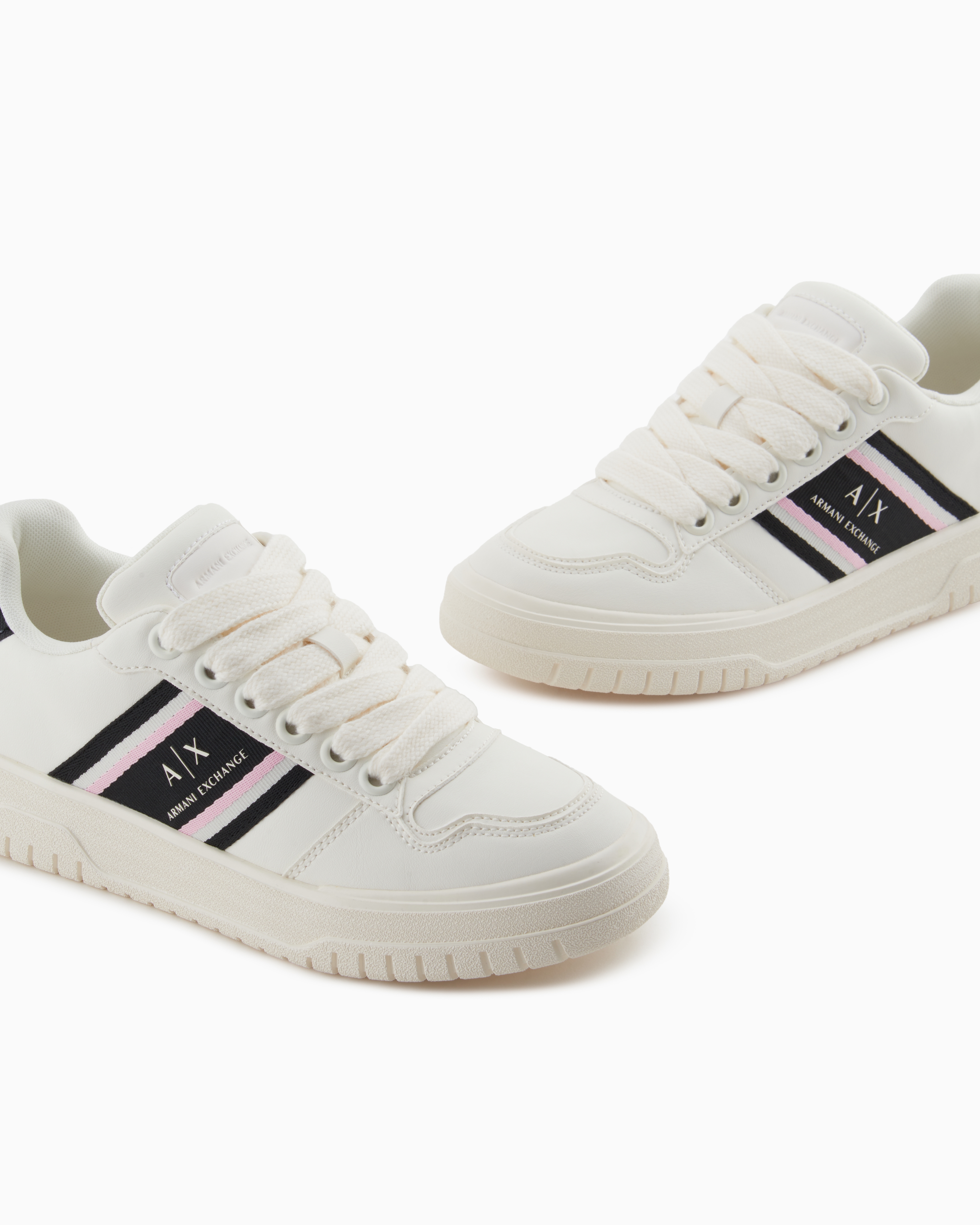 Armani Exchange Sneakers In White