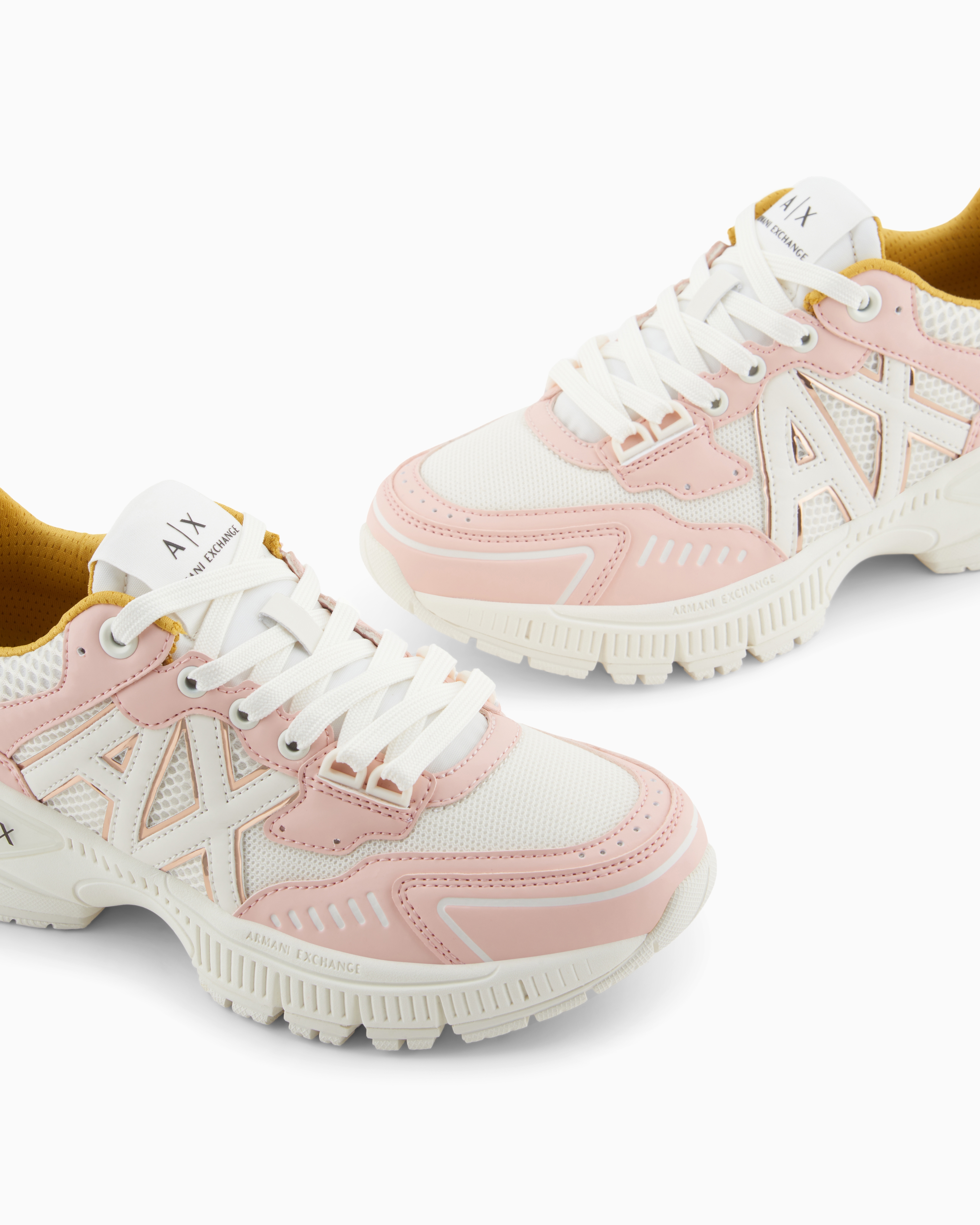 Armani Exchange Sneakers In Pink