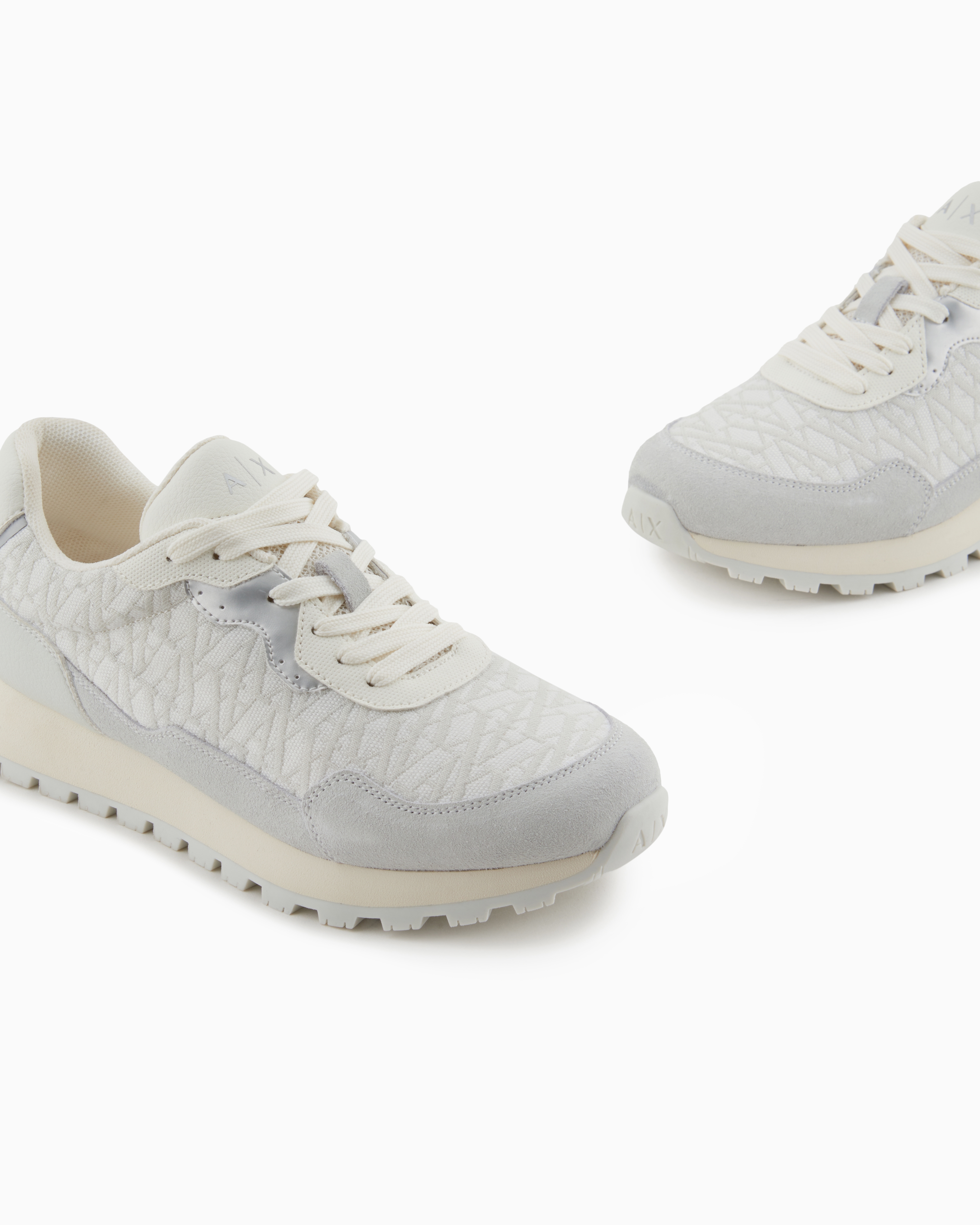 Armani Exchange Sneakers In White