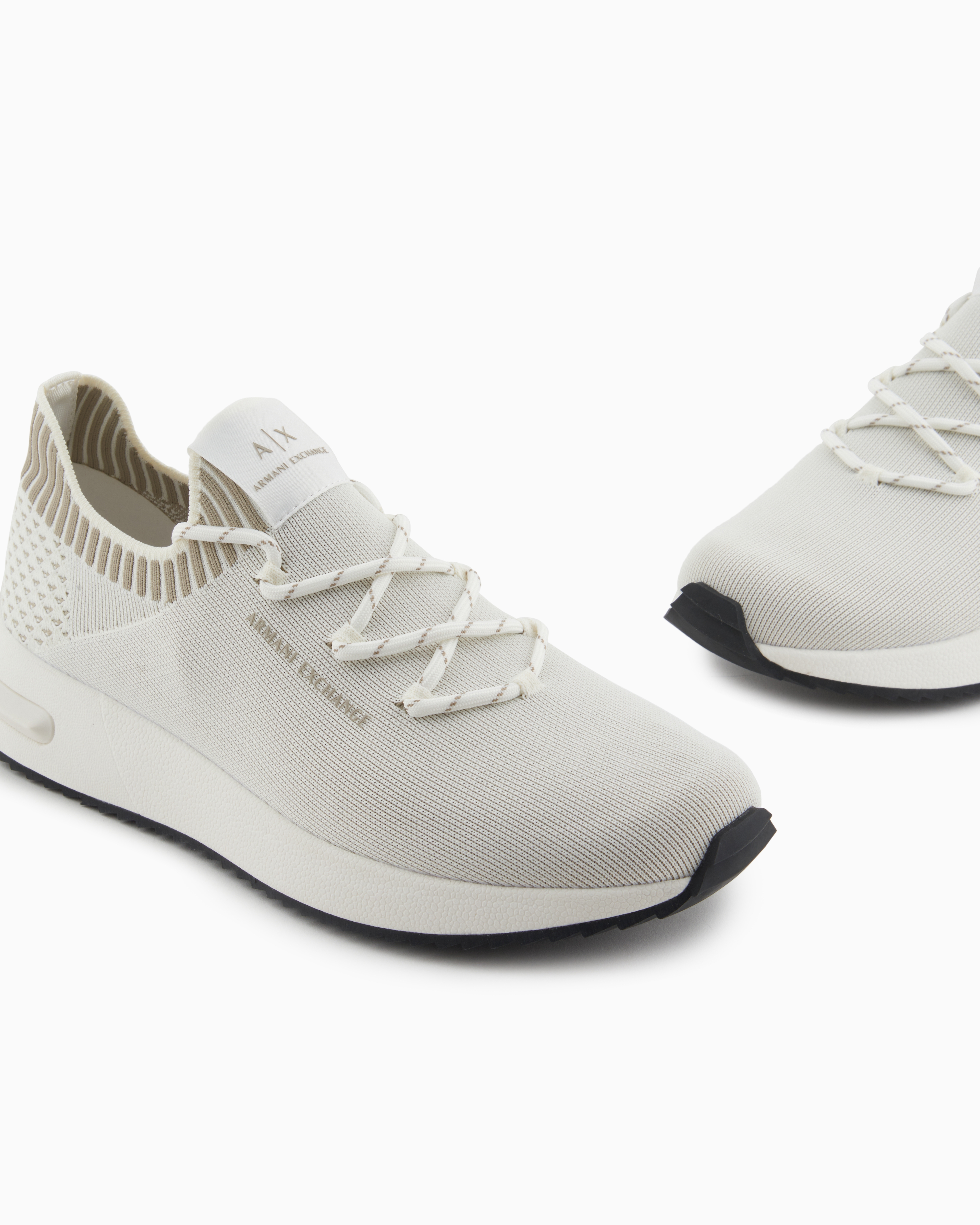 Armani Exchange Sneakers In White