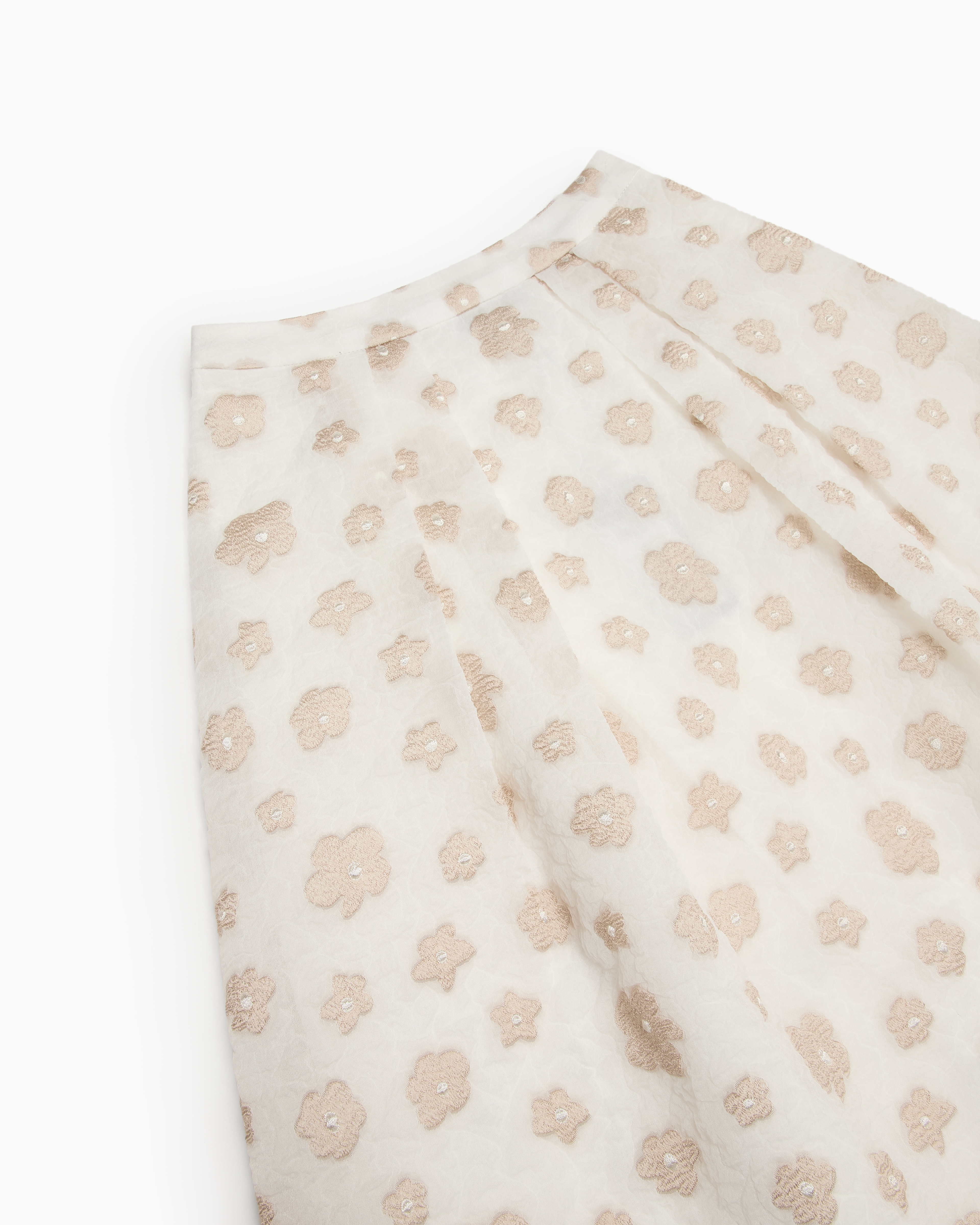 Floral fil coupé skirt | Emporio Armani