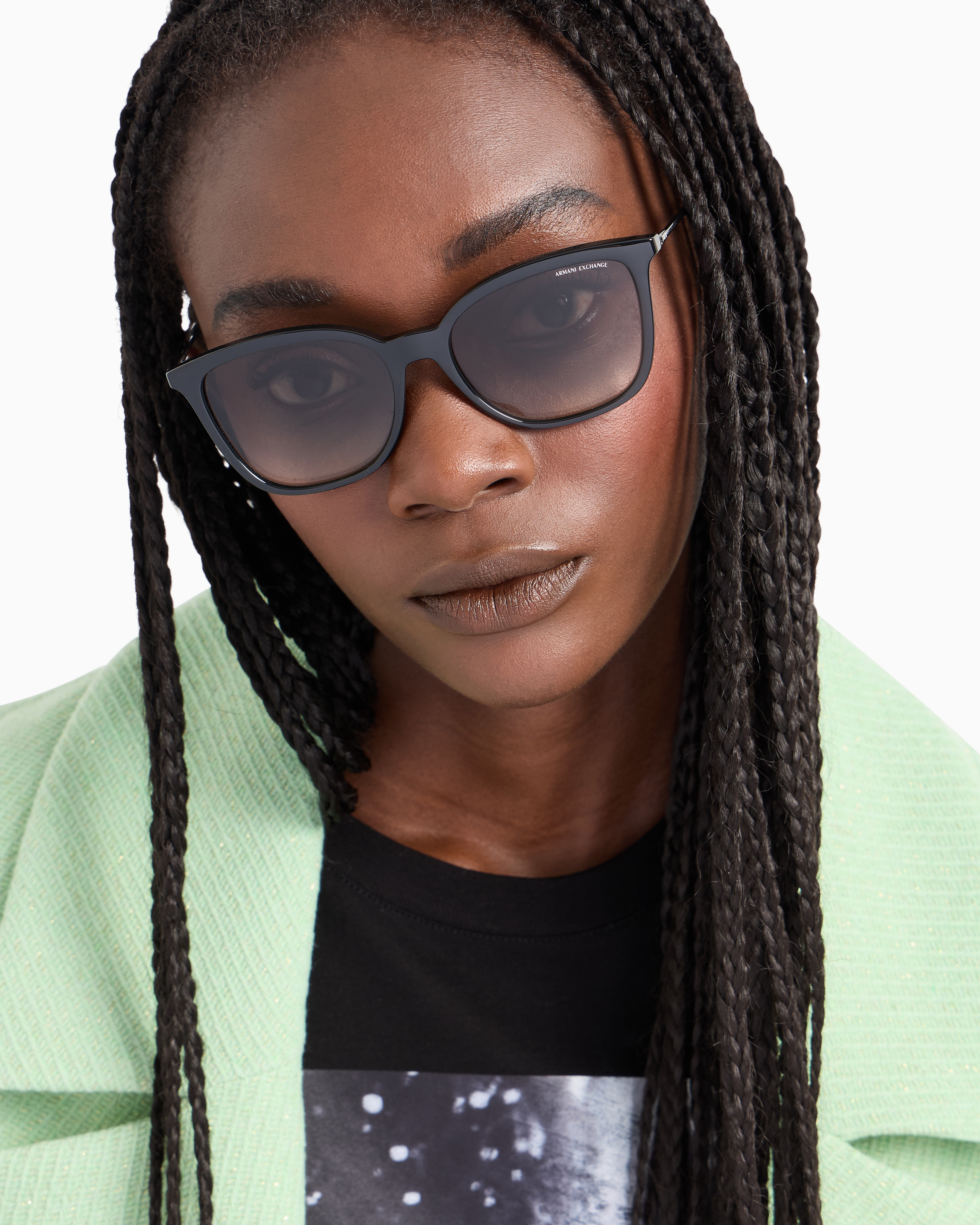 Armani Exchange Sunglasses In Black