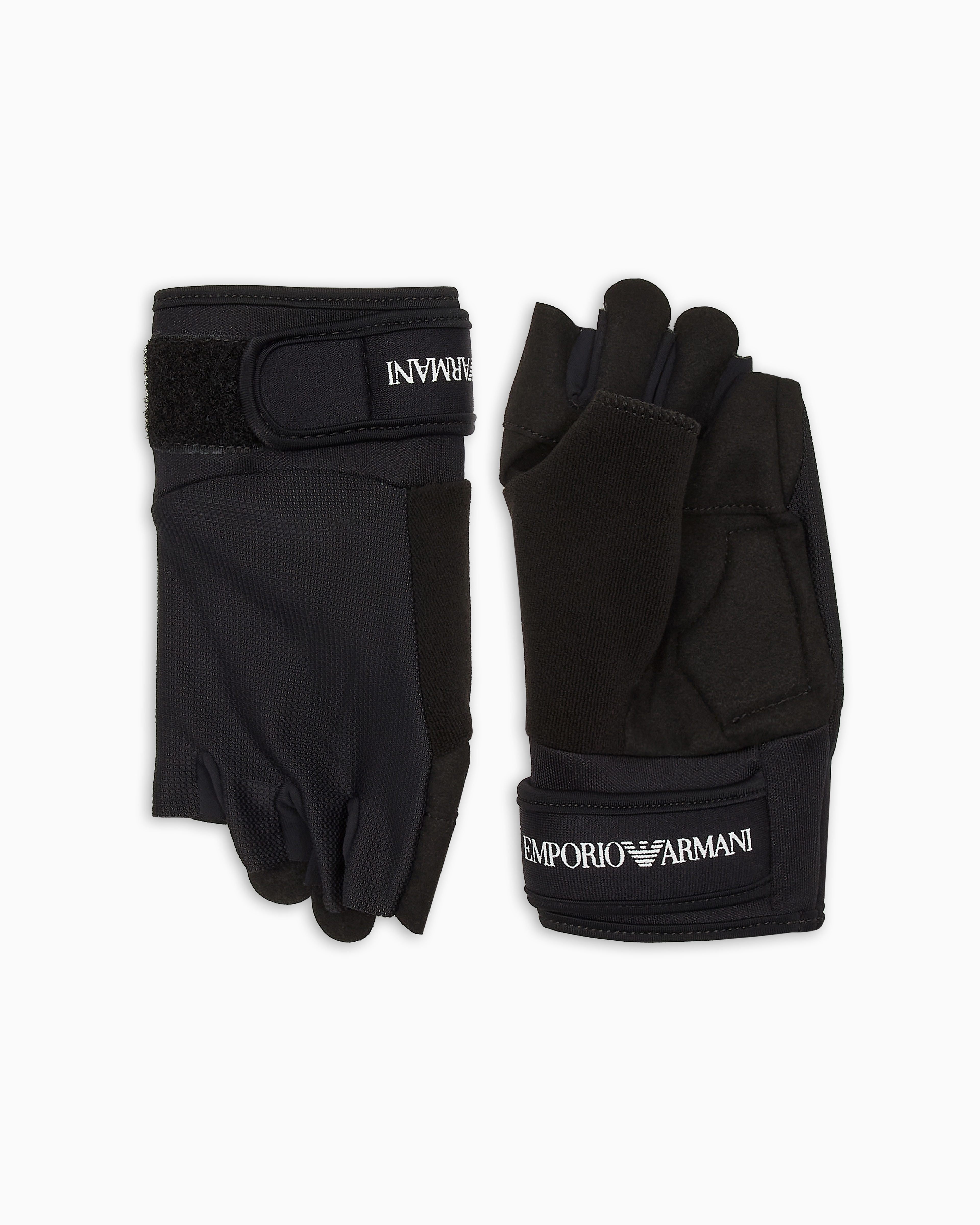 Shop Ea7 Dynamic Athlete Gym Gloves In Black