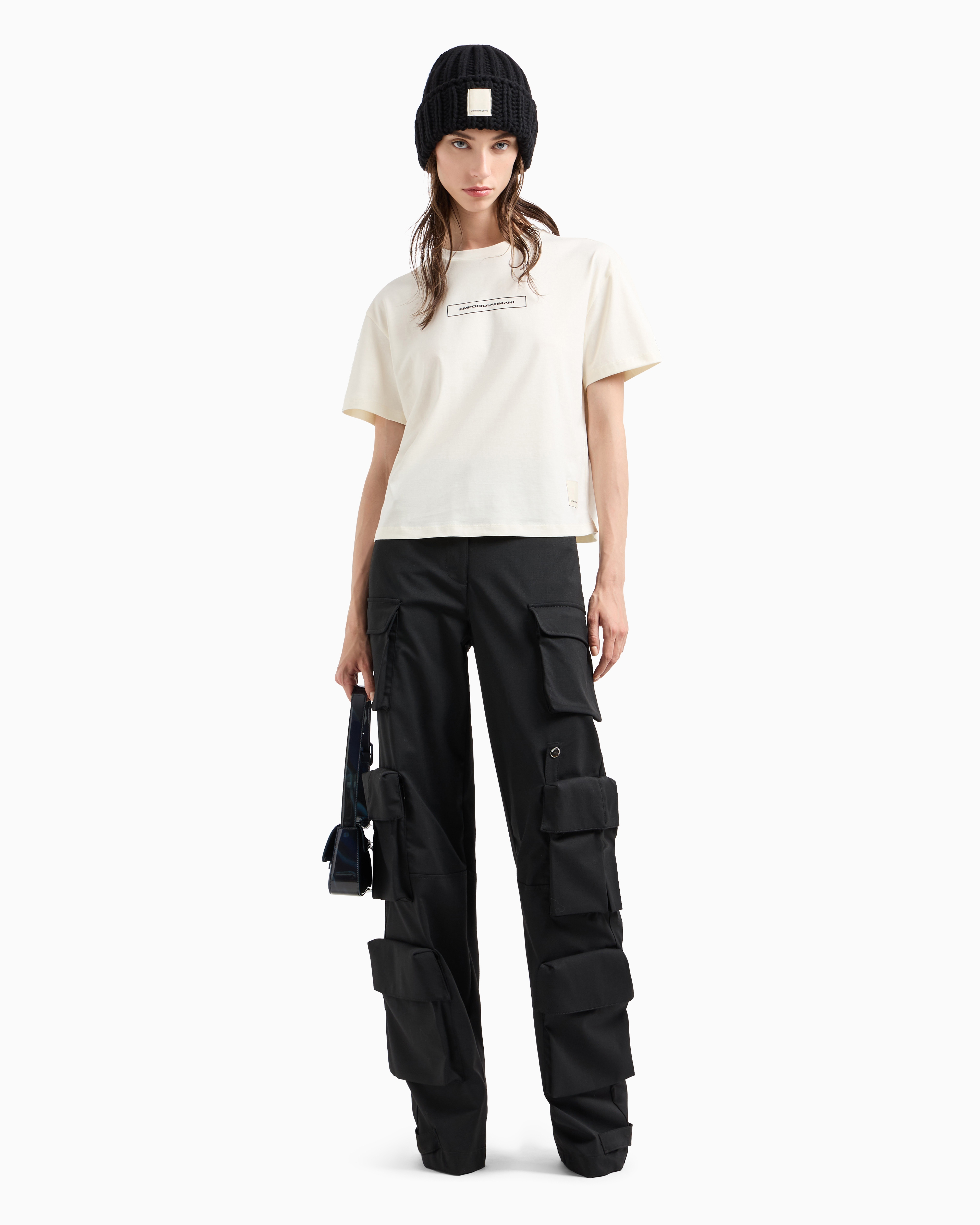 Emporio Armani Printed T-shirt In White