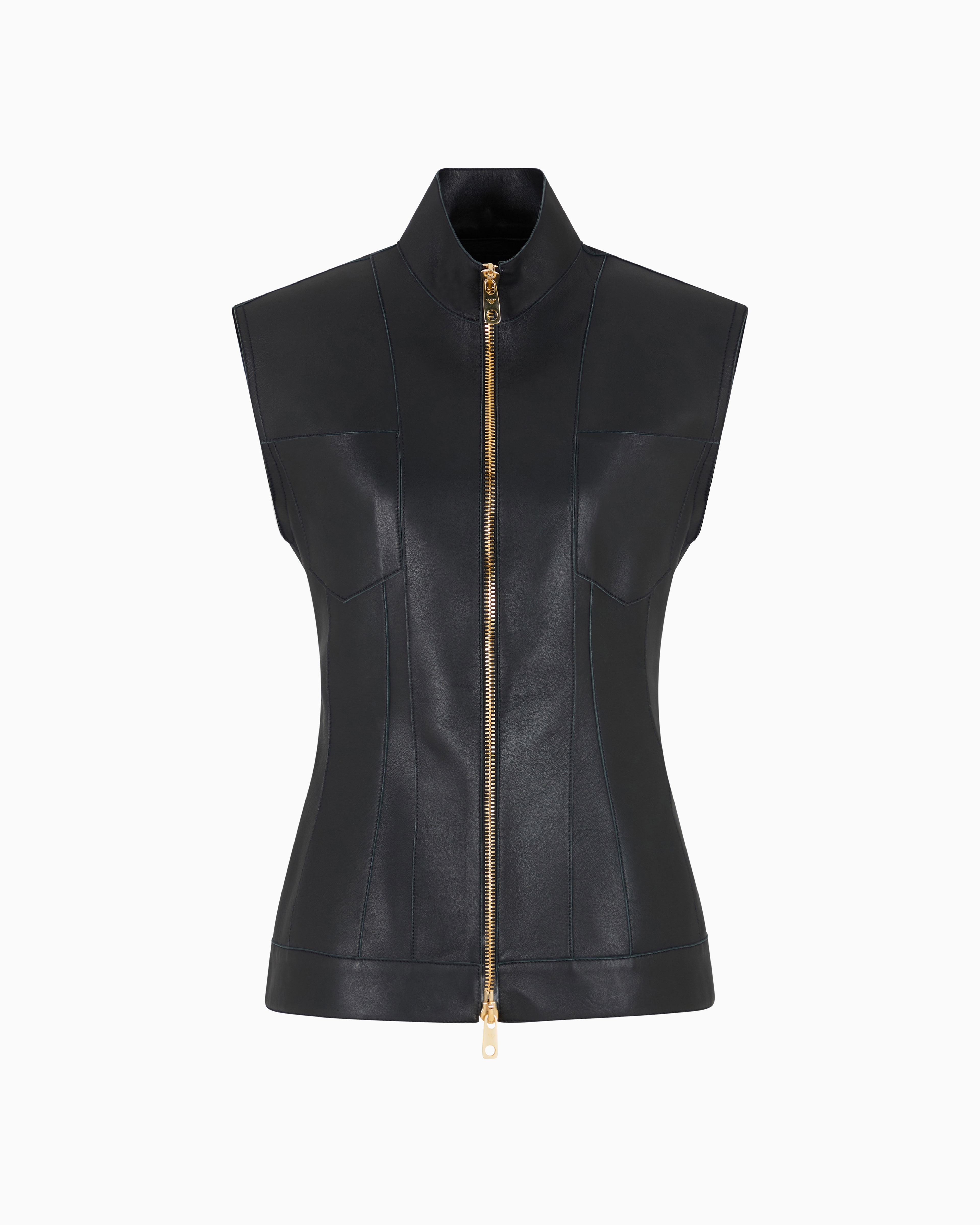 トップス Archive EMPORIO ARMANI leather vest Armani × Emporio Armani 1990s Emporio Armani leather holster