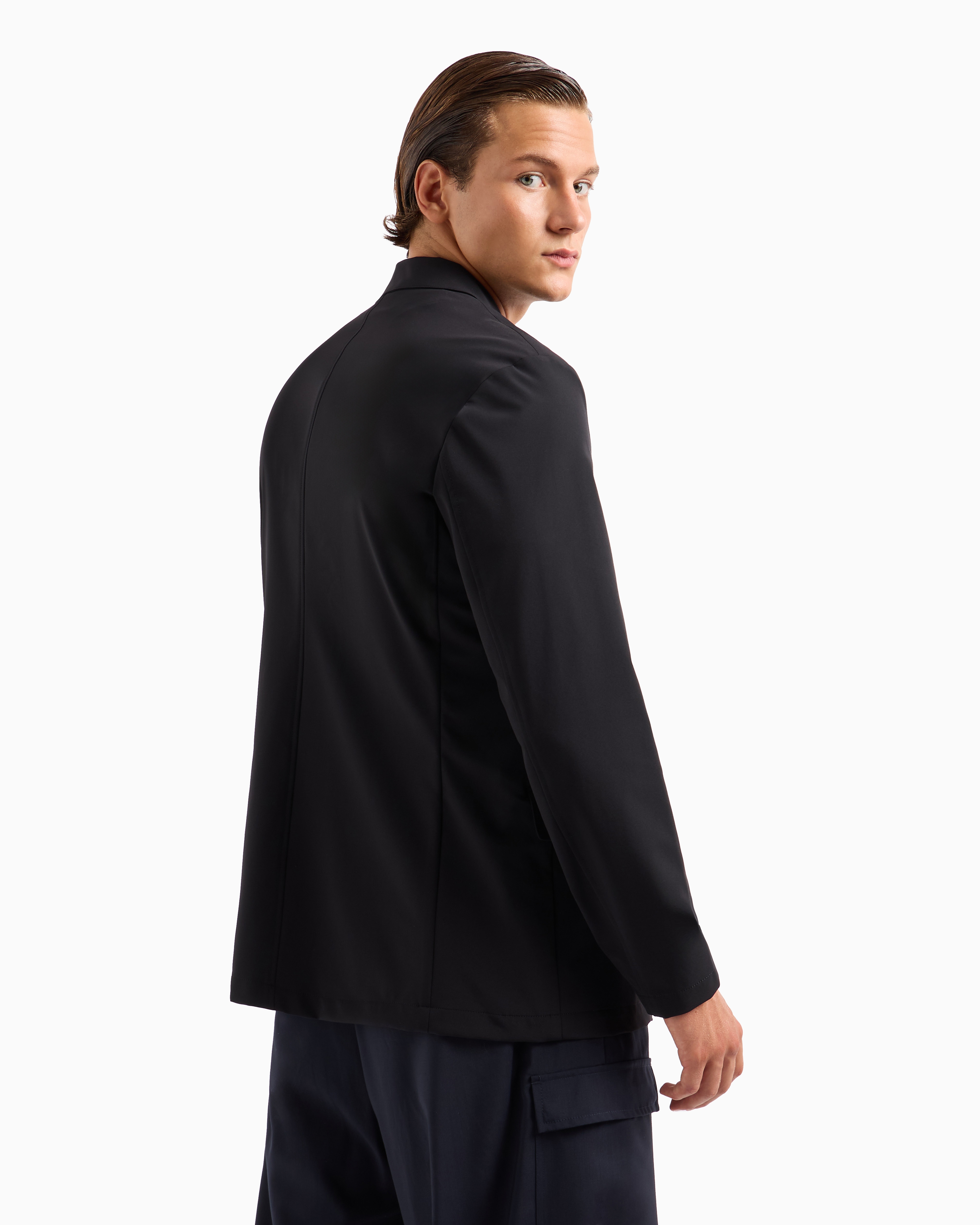 Emporio Armani Formal Jackets In Black