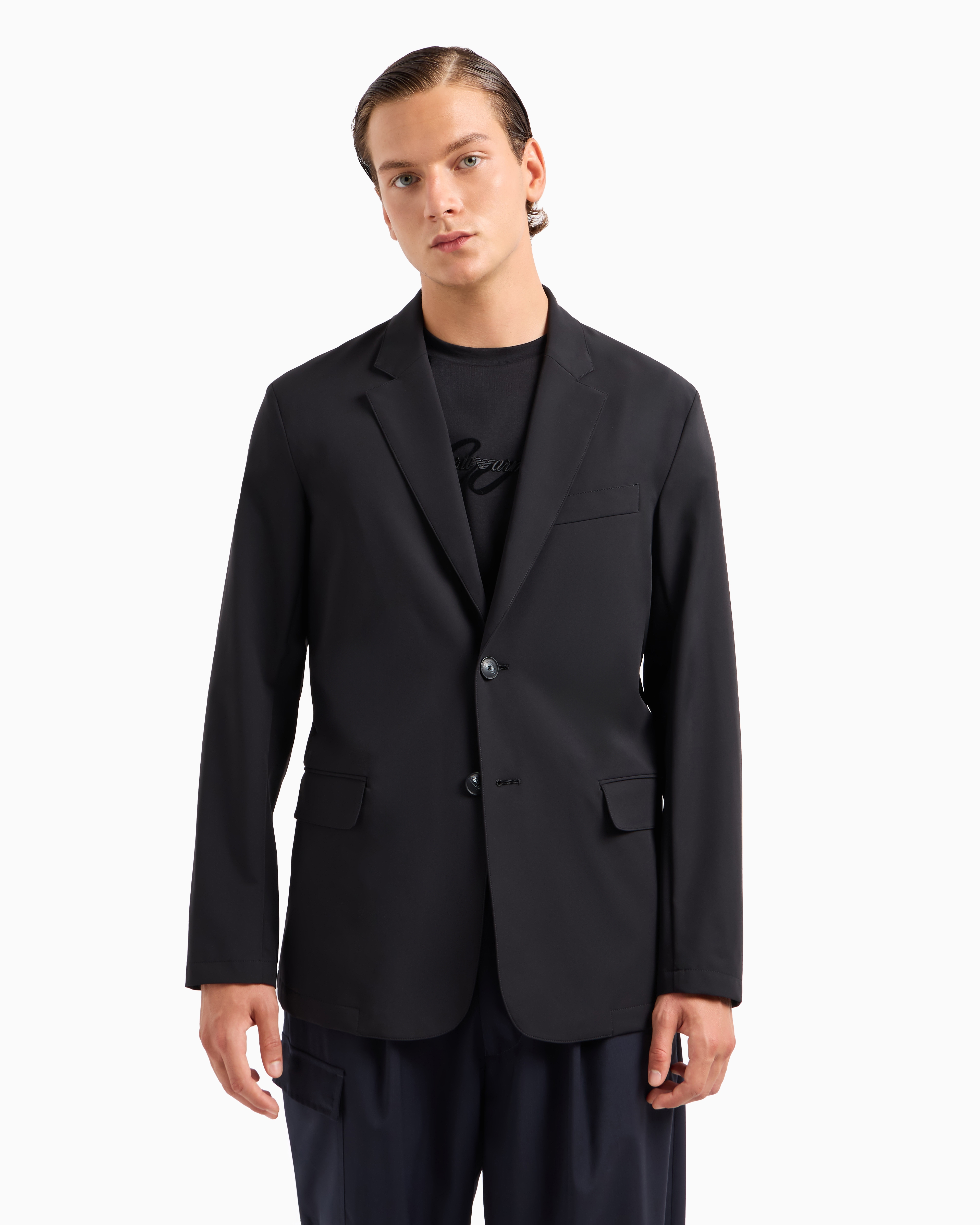 Emporio Armani Formal Jackets In Black