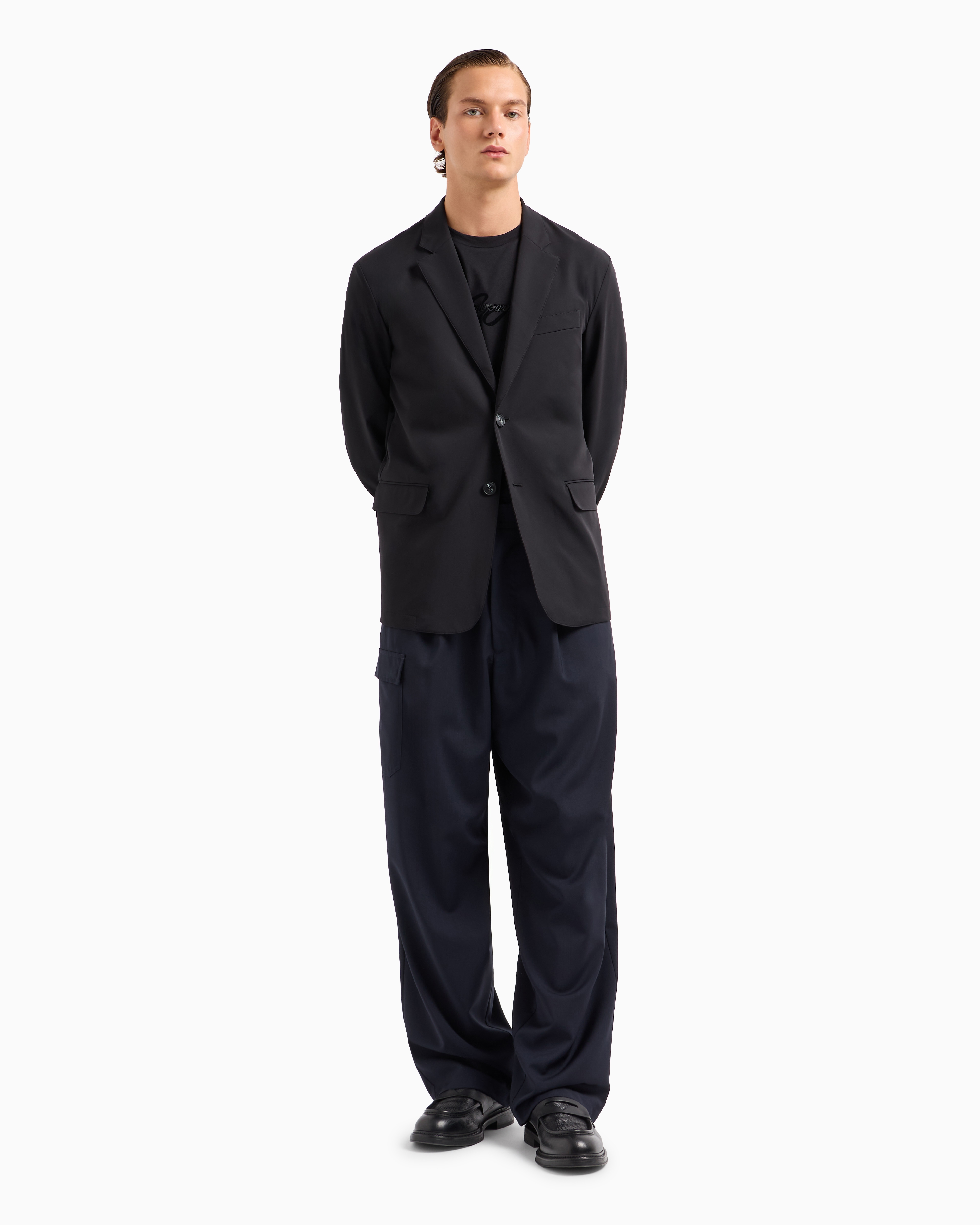 Emporio Armani Formal Jackets In Black