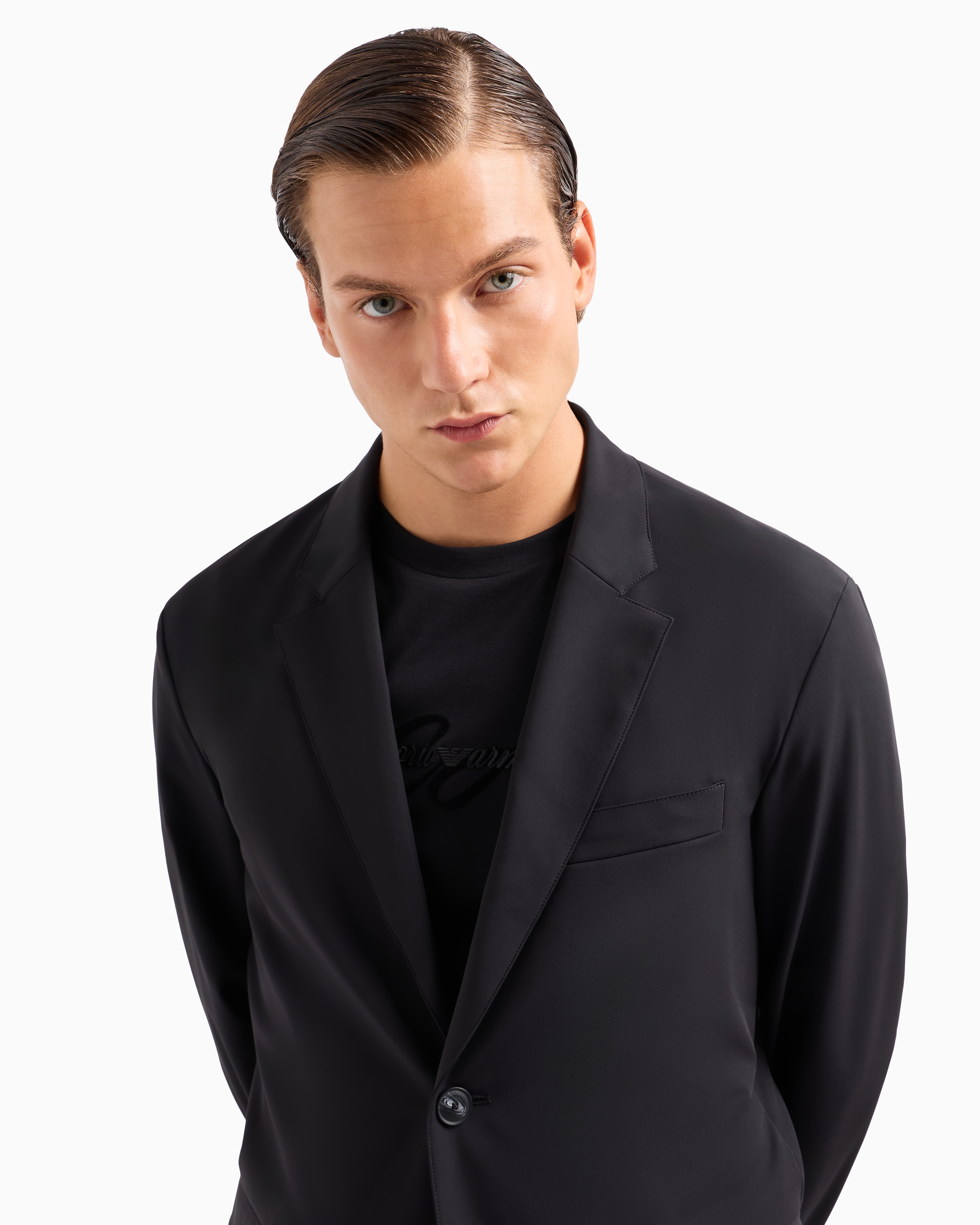 Emporio Armani Formal Jackets In Black