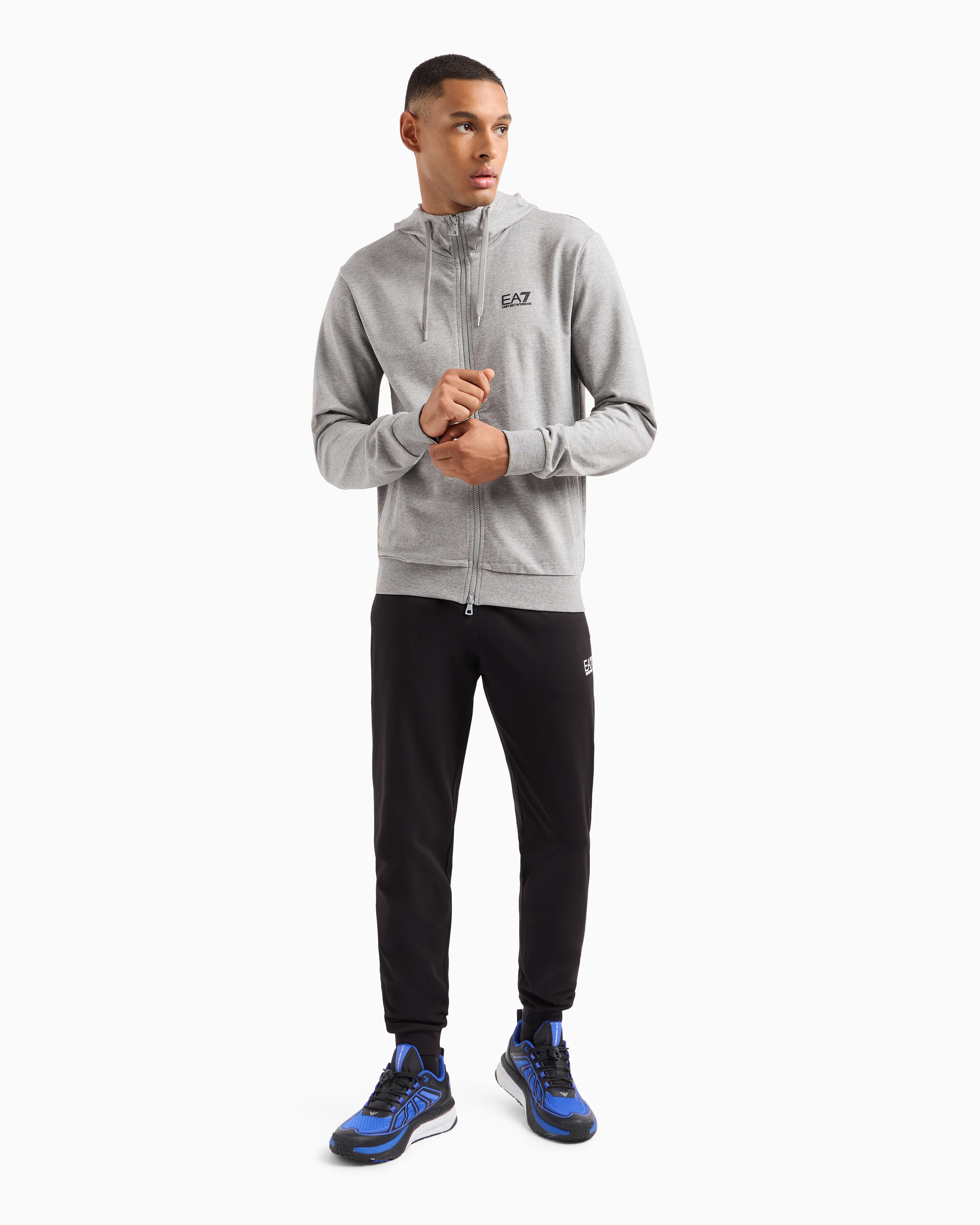 EA7 CORE IDENTITY COTTON TRACKSUIT 