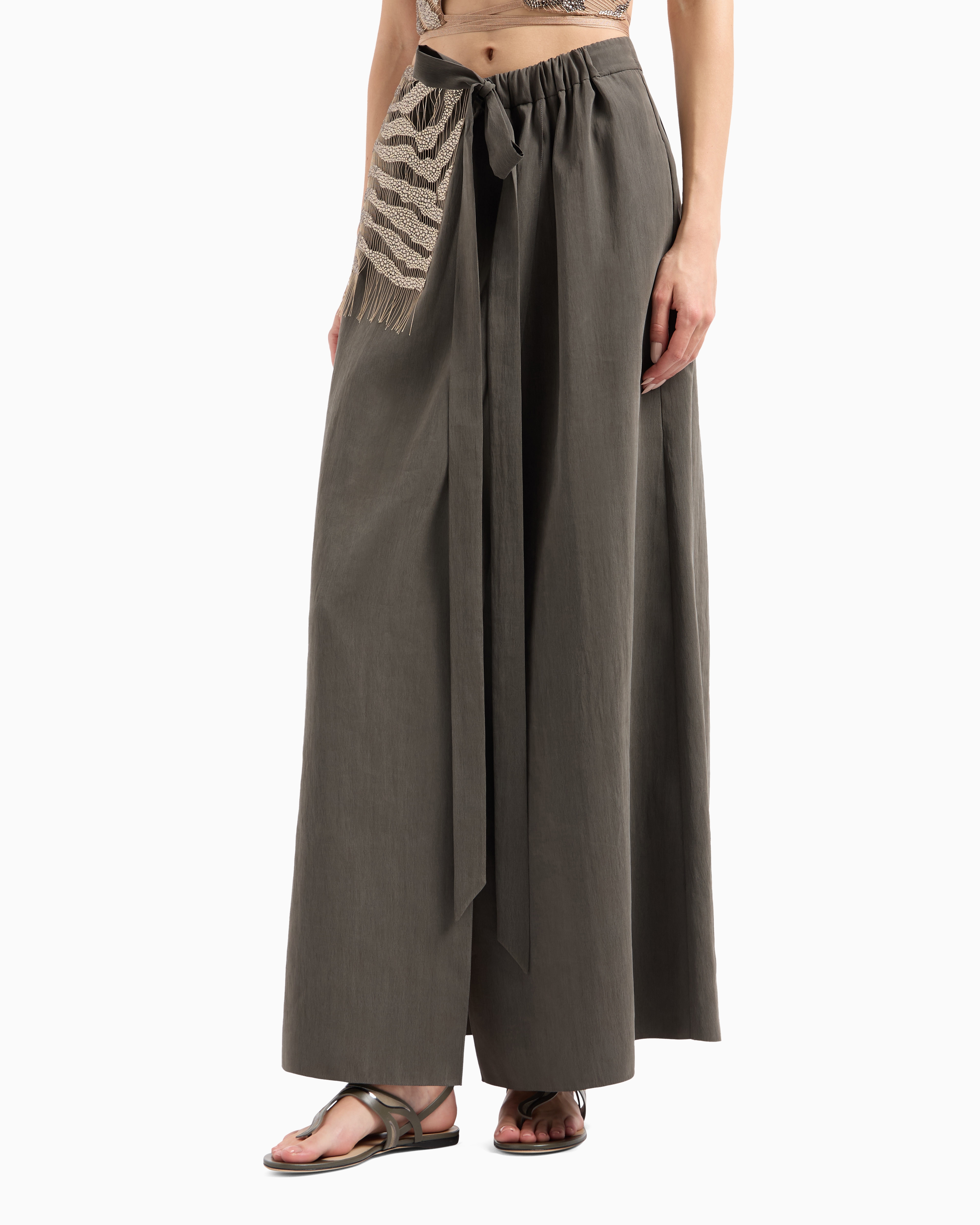 Giorgio Armani Long Skirts In Green