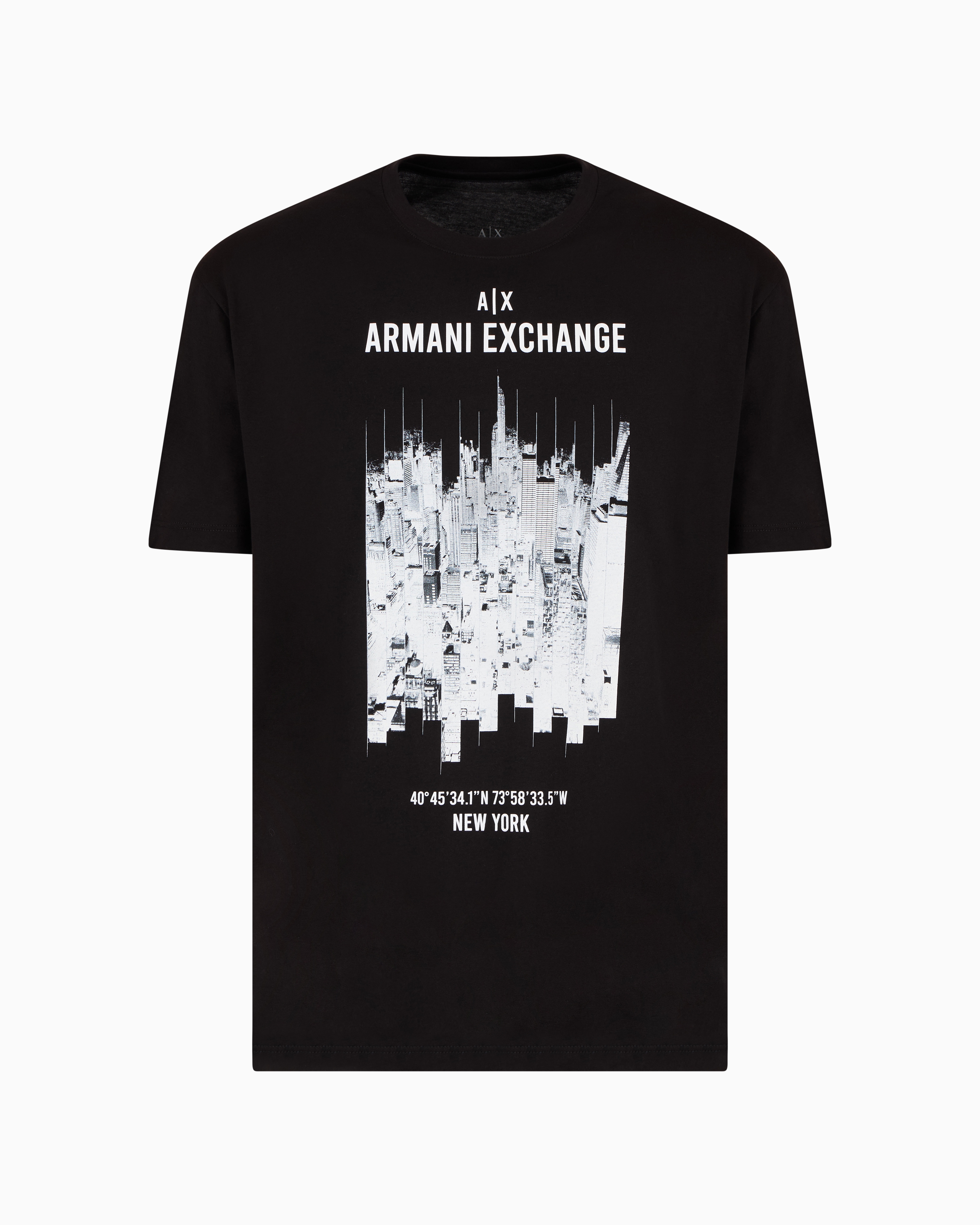 Armani Exchange - Regular Fit T-Shirts, Man, Black, Size: