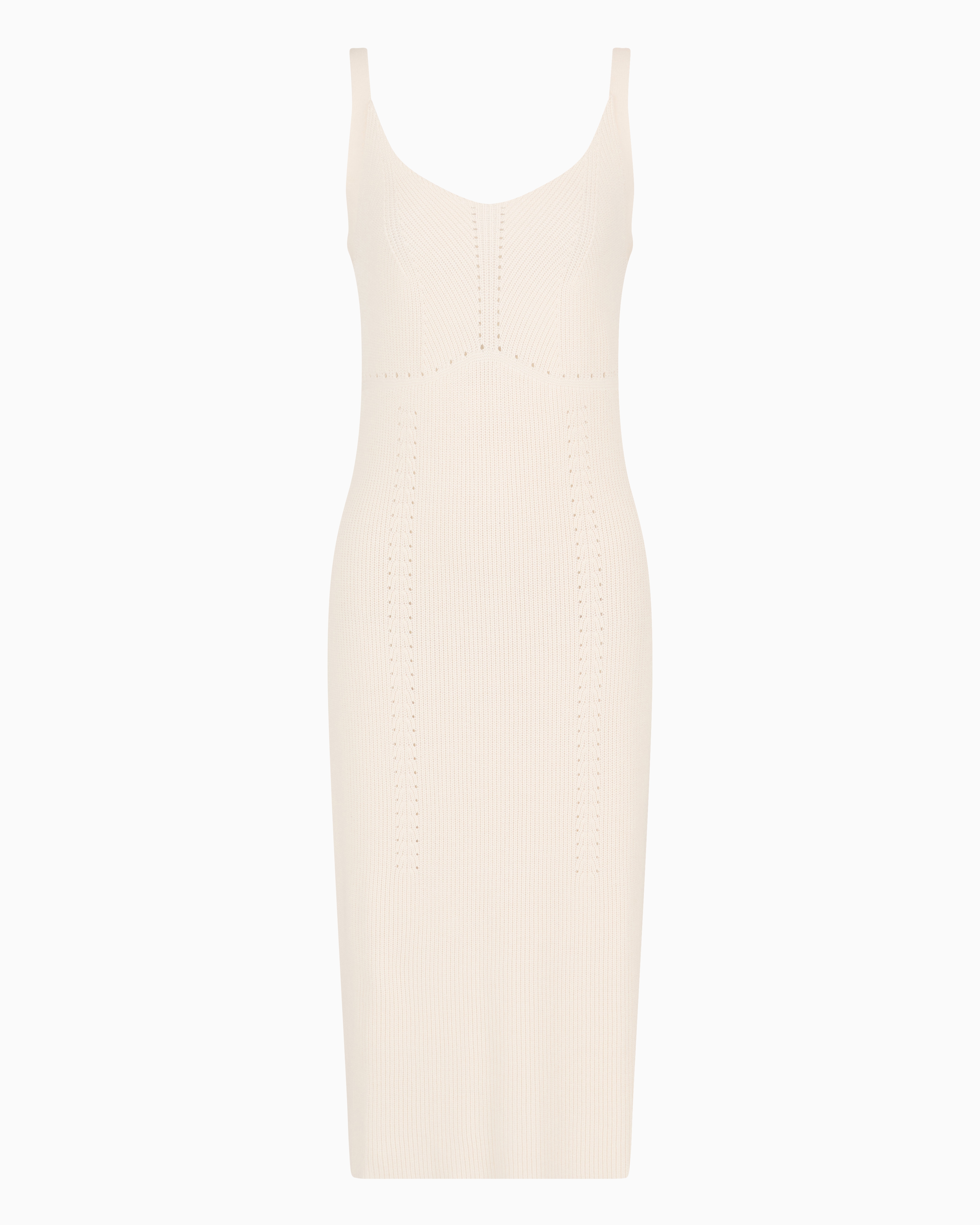 Armani Exchange Official Store Midi Dresses In White