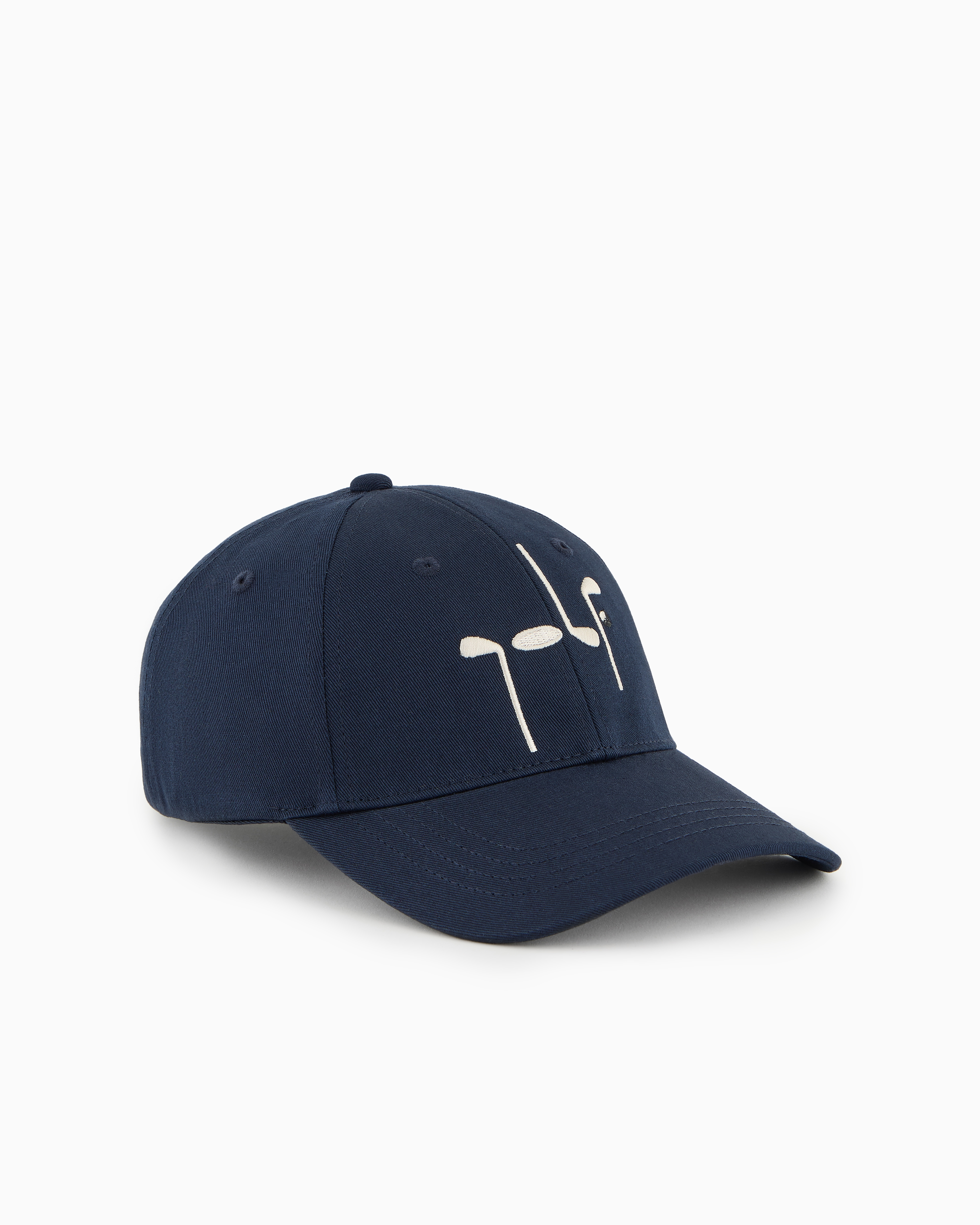 Ea7 Golf Club Cotton Baseball Cap In Blue