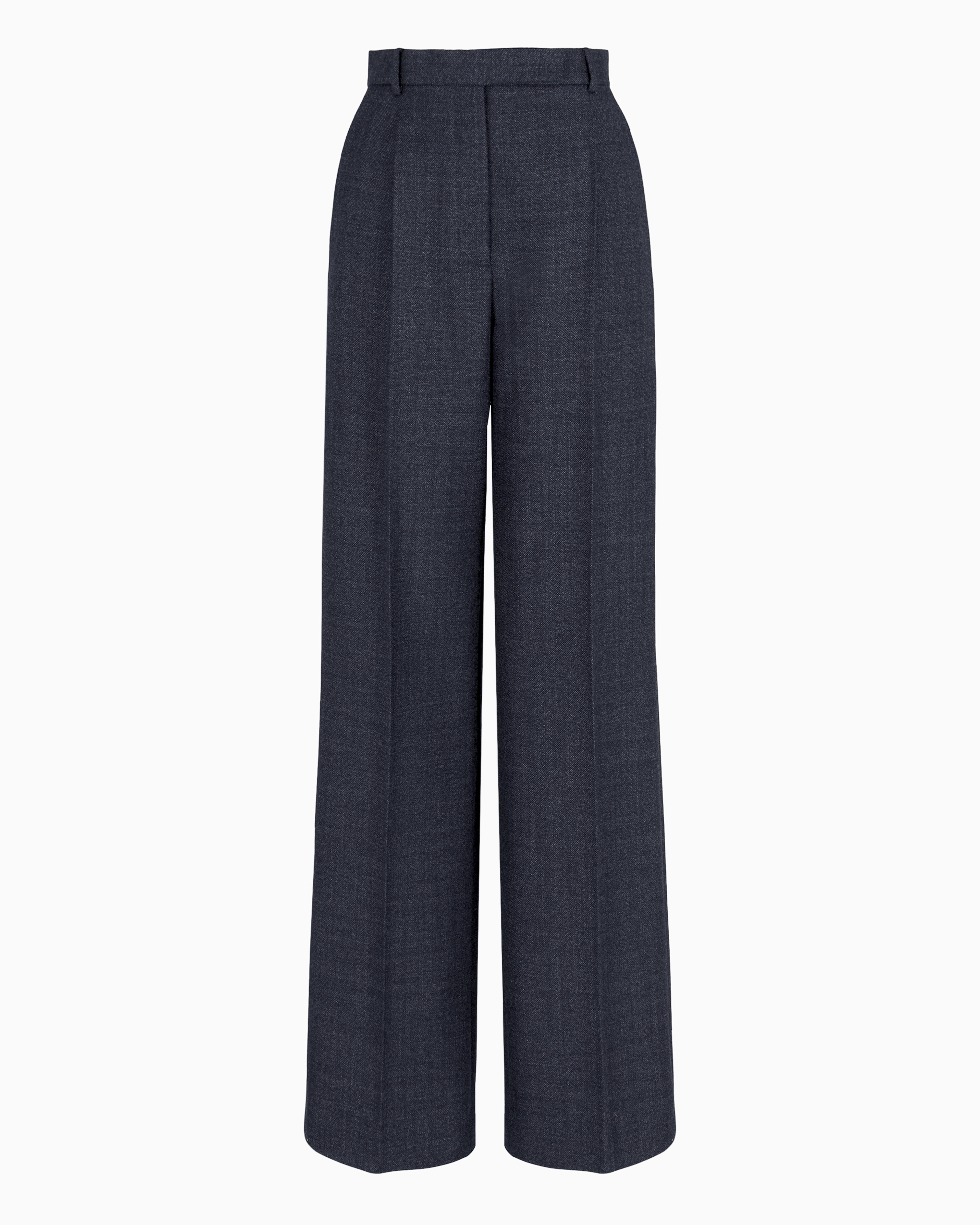 Emporio Armani Official Store Formal Pants In Blue