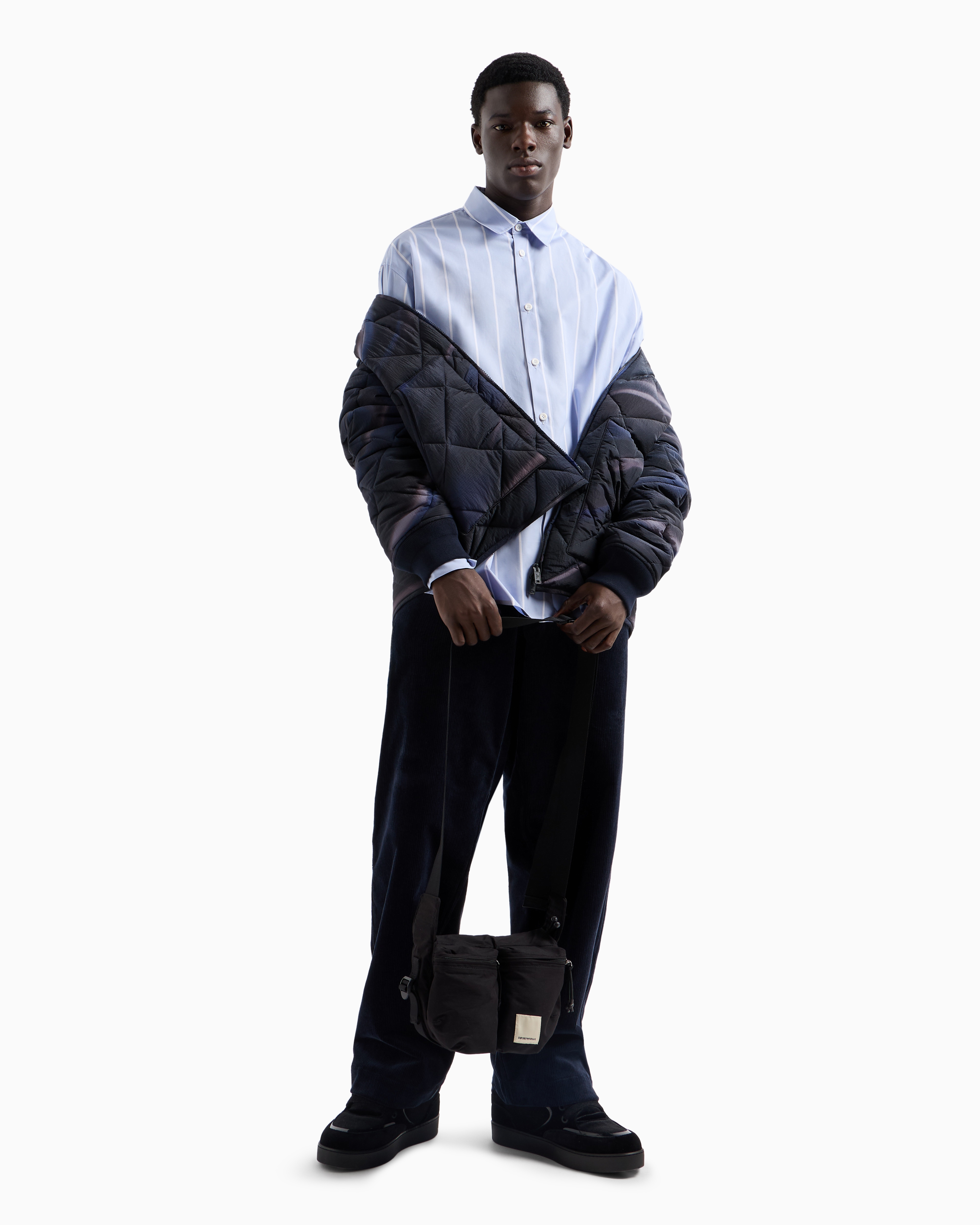 ASV Black Blue capsule collection organic stretch corduroy