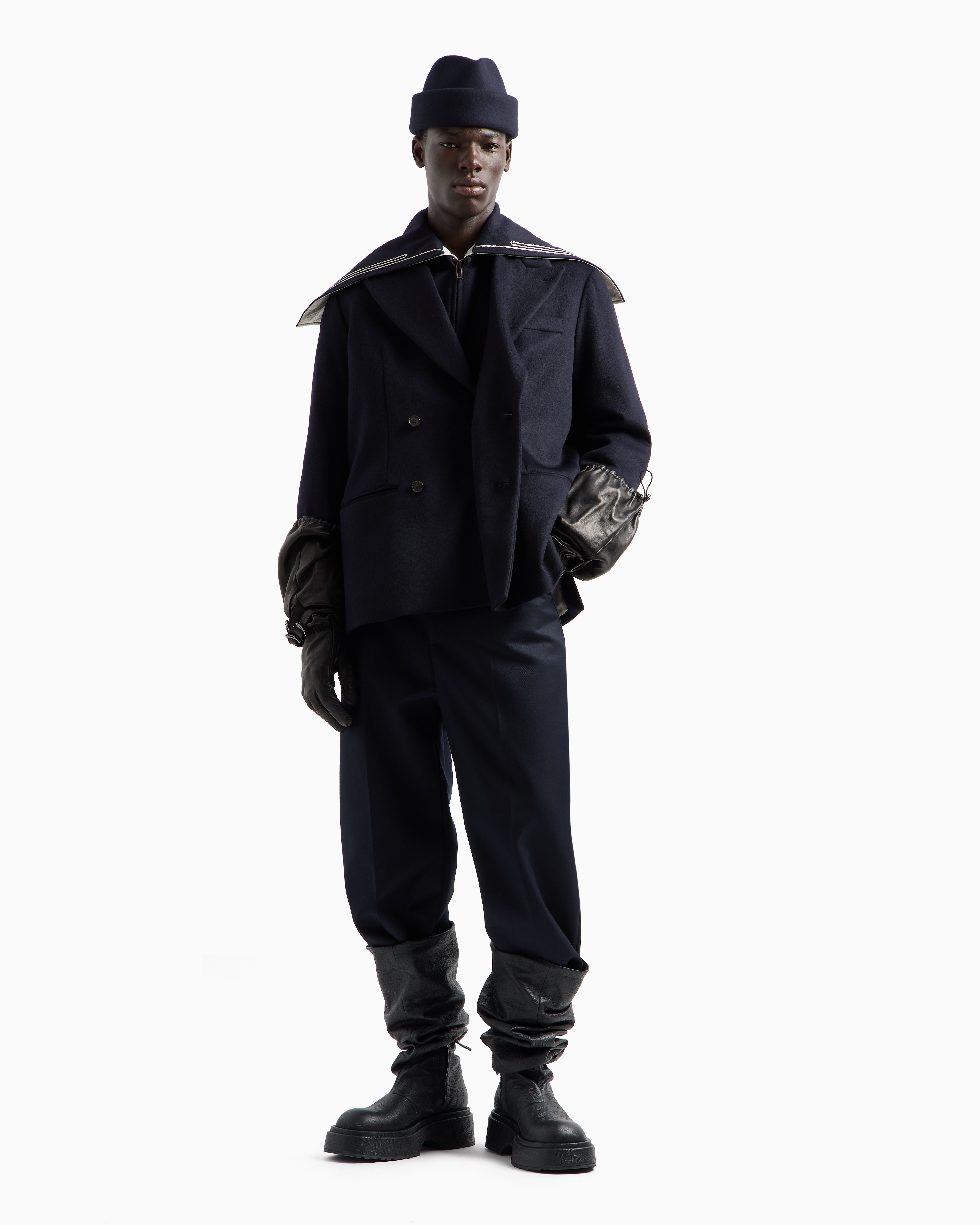 GIORGIO ARMANI　ブルゾン　美品 1980～90s Vintage Giorgio Armani Lambskin Jacket