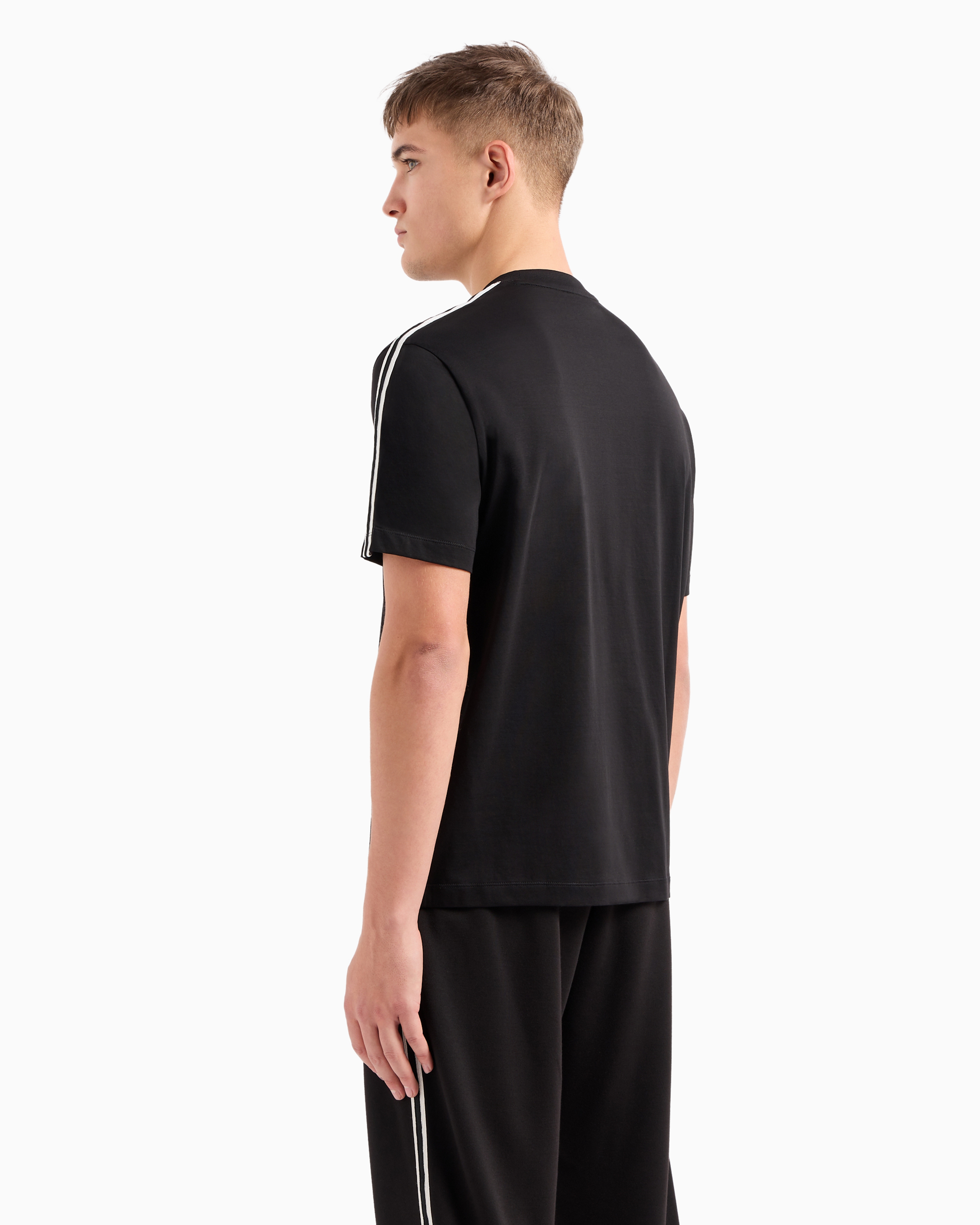 Tシャツ・カットソー Armani Exchange 8NZTSG ZJ9AZ REGULAR FIT T-shirt Logo Signature Crewneck T-Shirt | Armani Exchange