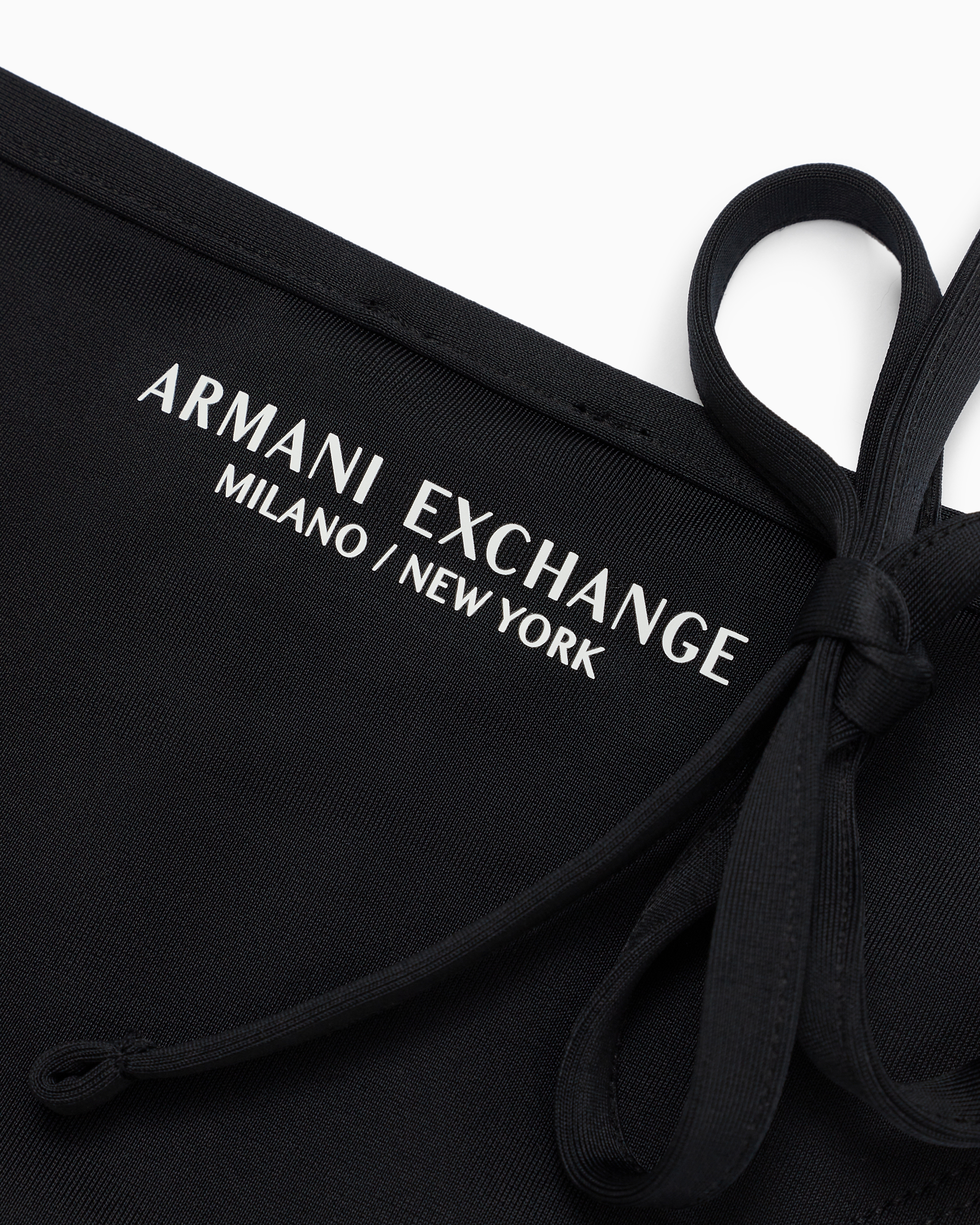 Armani Exchange - ASV Fabric Slip Costume, Woman, Black, Size: