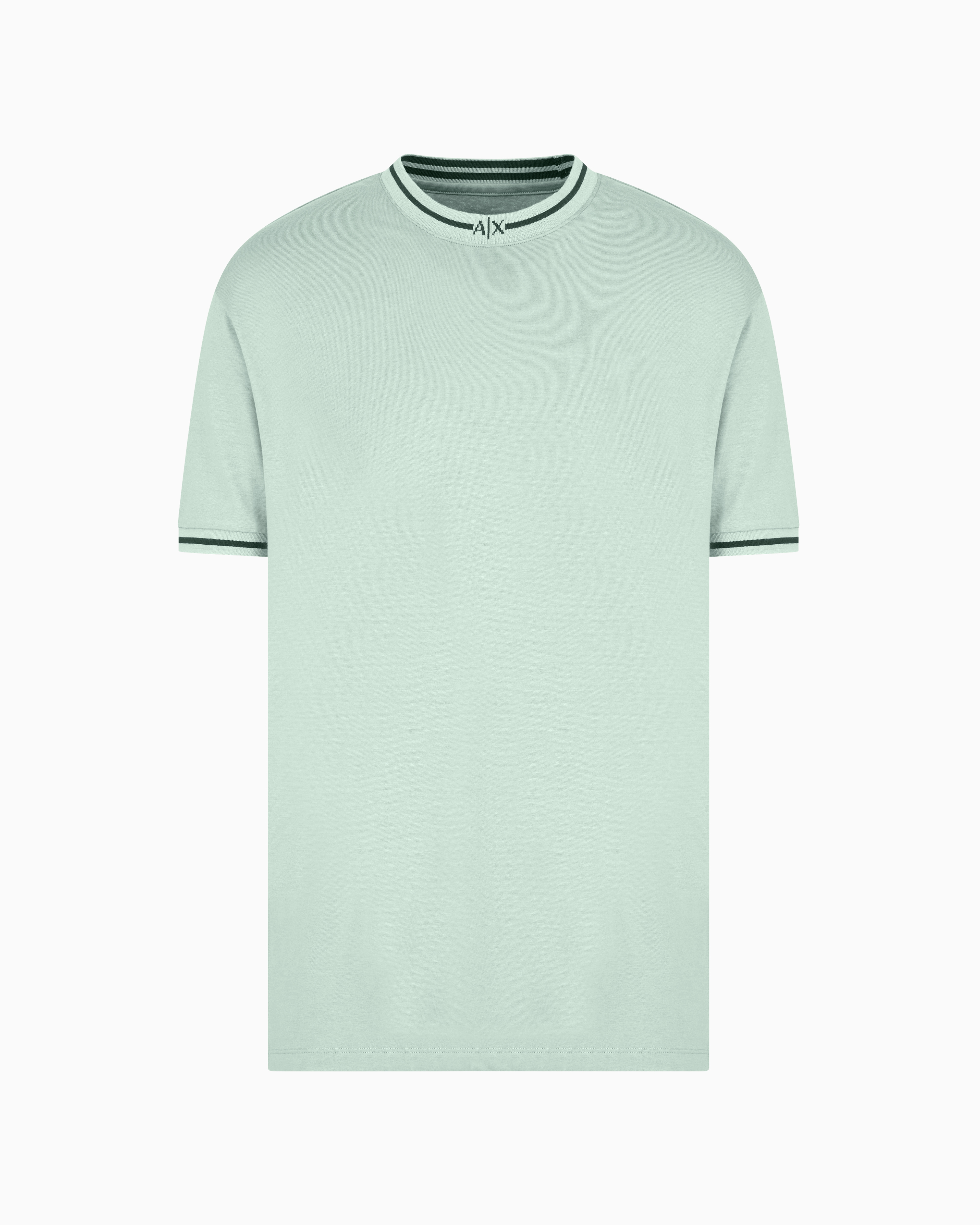 Armani Exchange Official Store Regular Fit T-shirts In Green