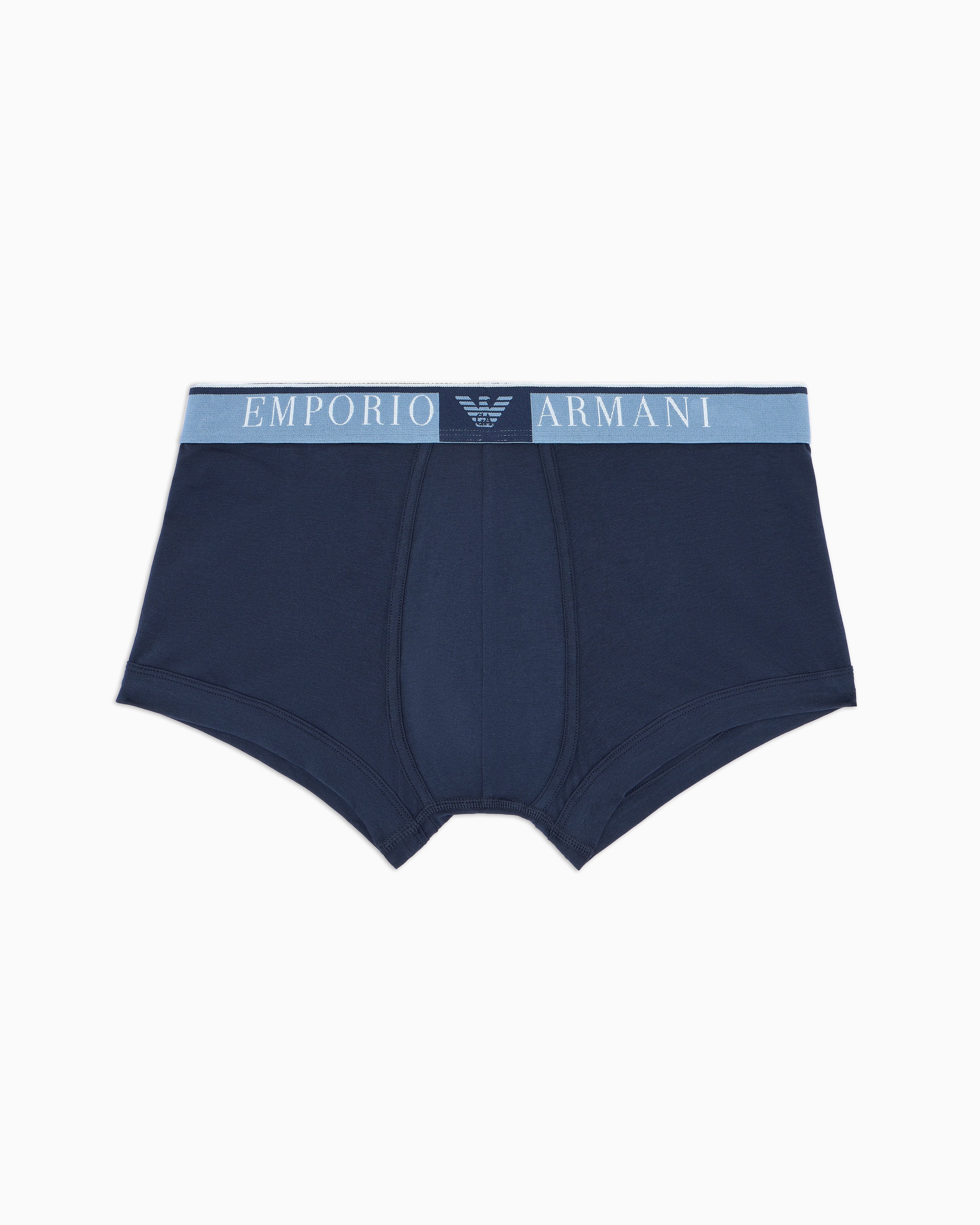 EMPORIO ARMANI ASV ENG ANLIEGENDE BOXERSHORTS AUS BIO-BAUMWOLLE MIT ADLER-LOGO-LABEL 