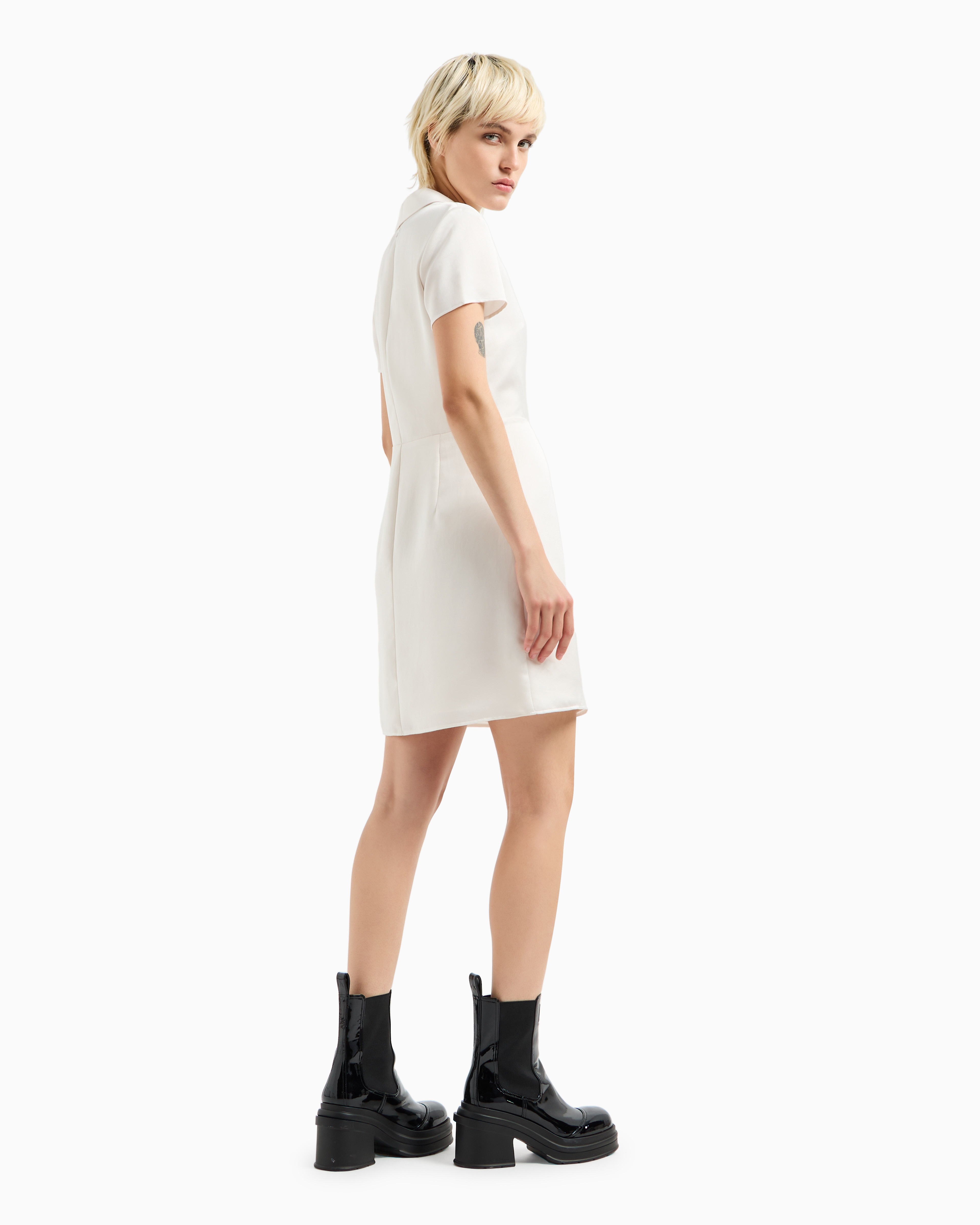 ワンピース ARMANI EXCHANGE Woman Dress White XW000378AF10354 U0002 s-l400.jpg