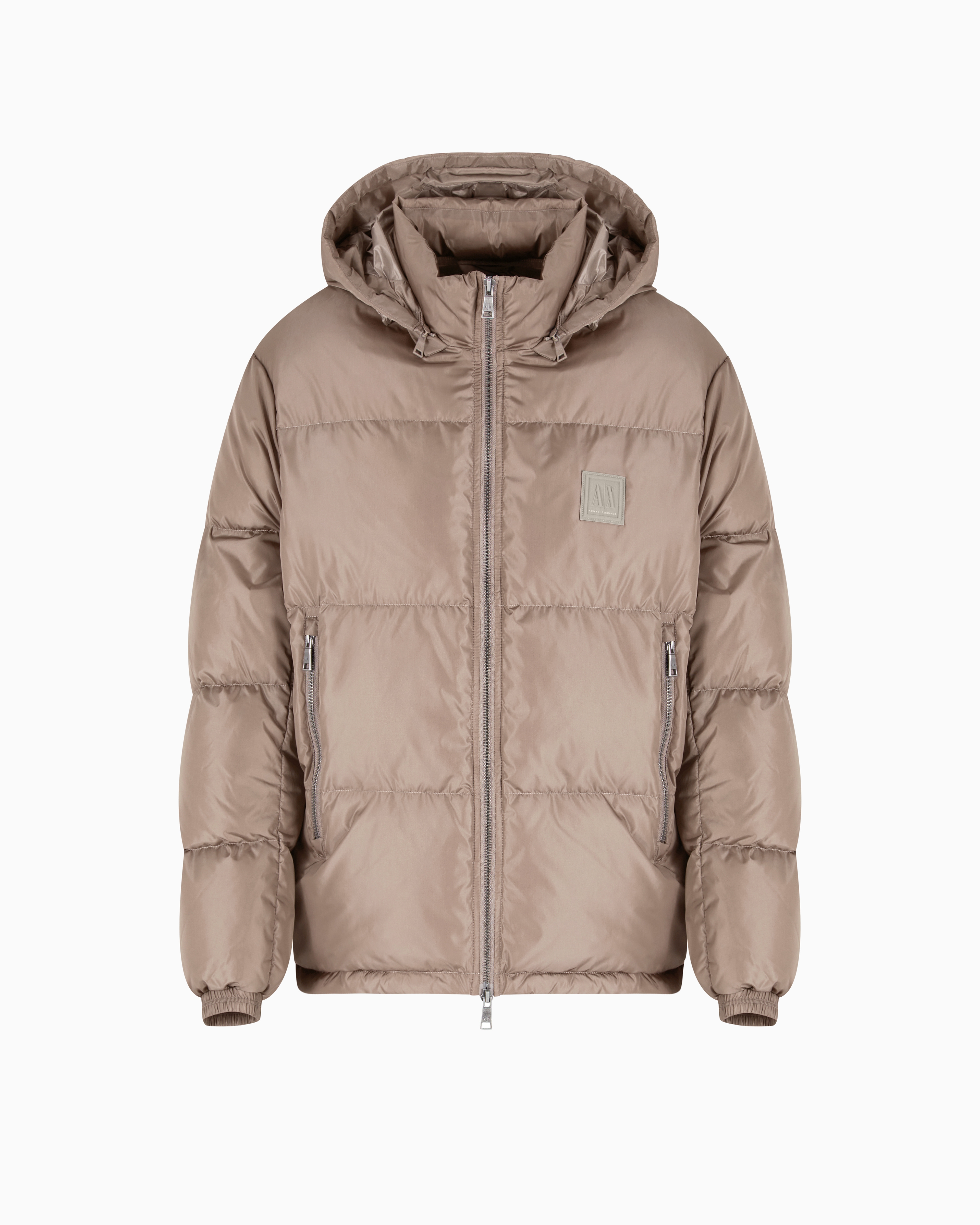 Armani Exchange Down Jackets In Beige