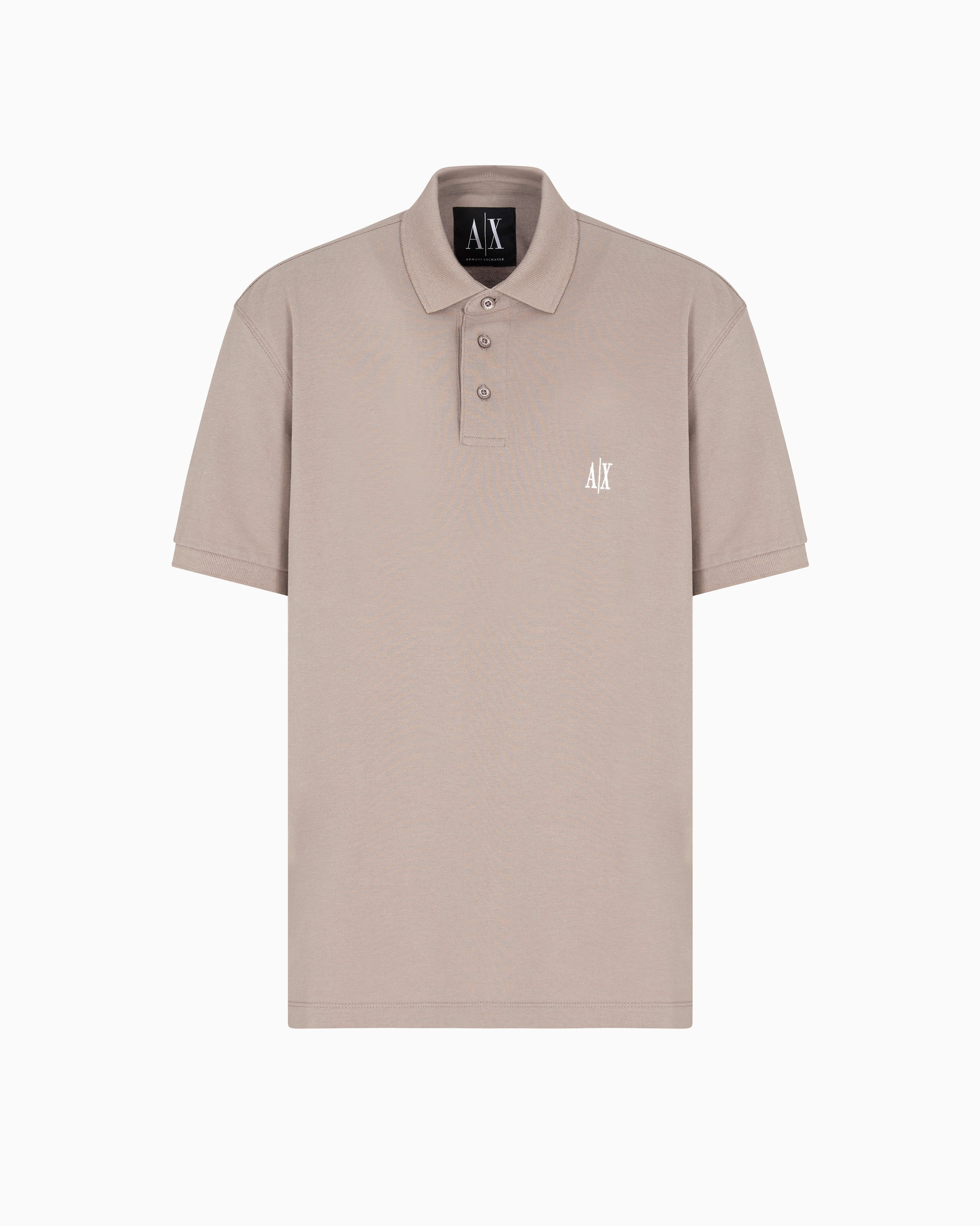Armani Exchange Polo Shirts In Beige