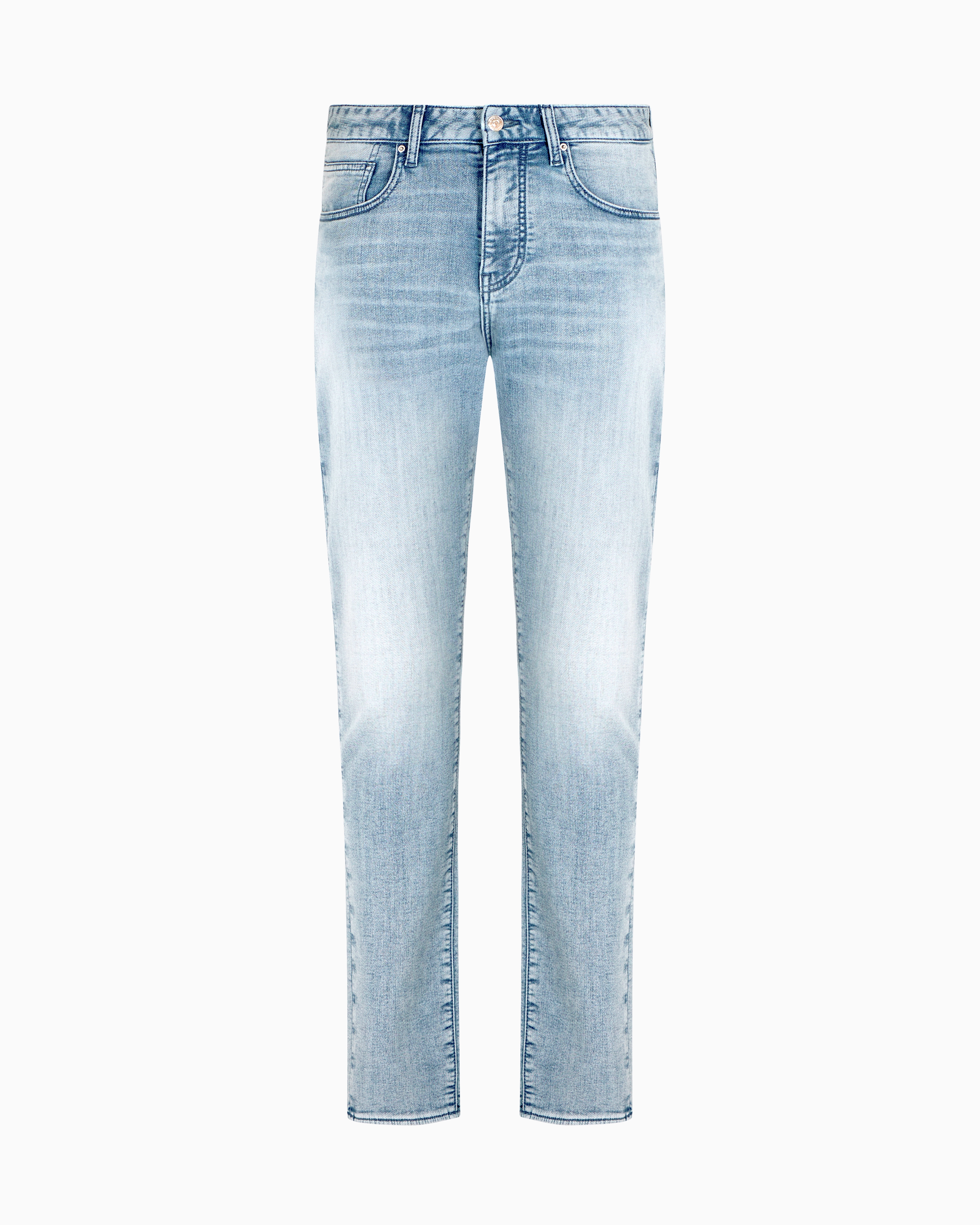 Armani Exchange Skinny Jeans In Blue