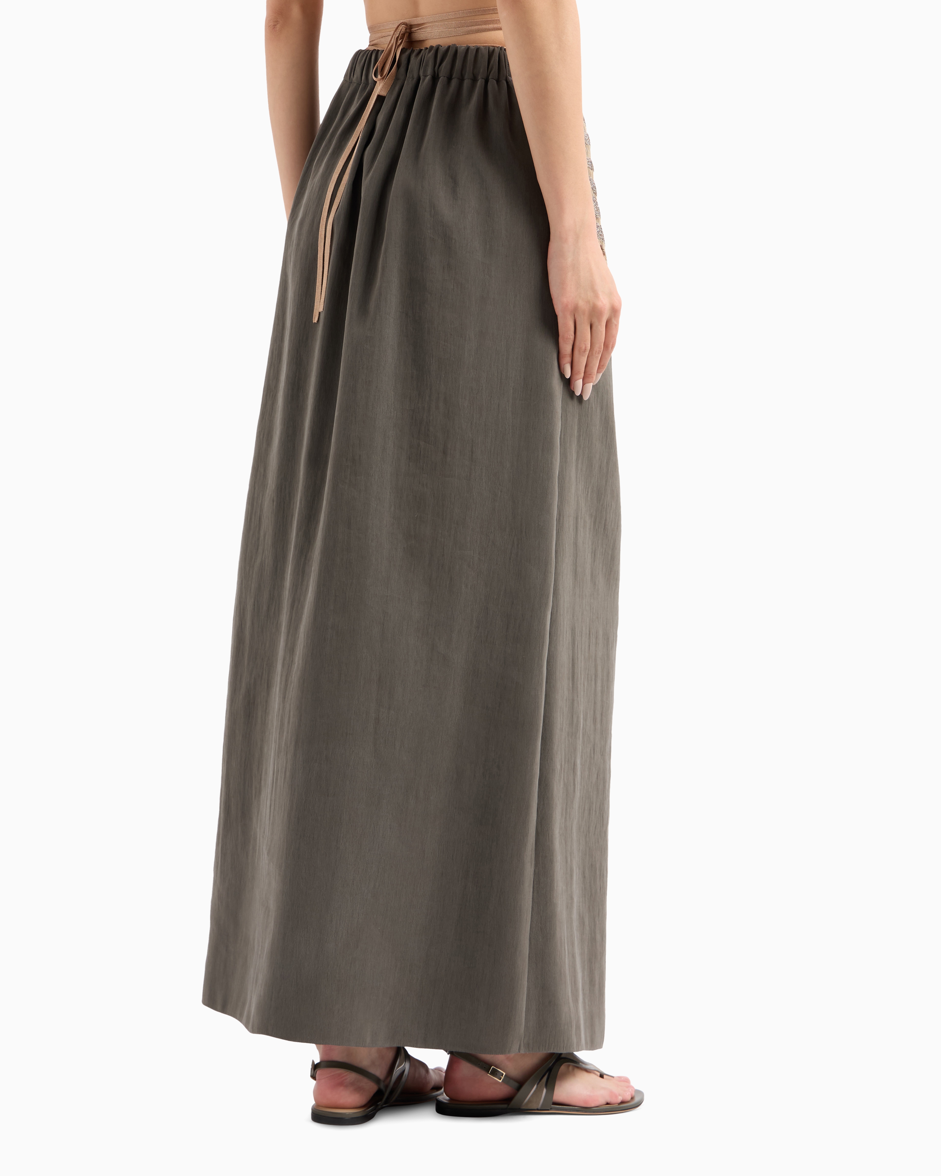 Giorgio Armani Long Skirts In Green