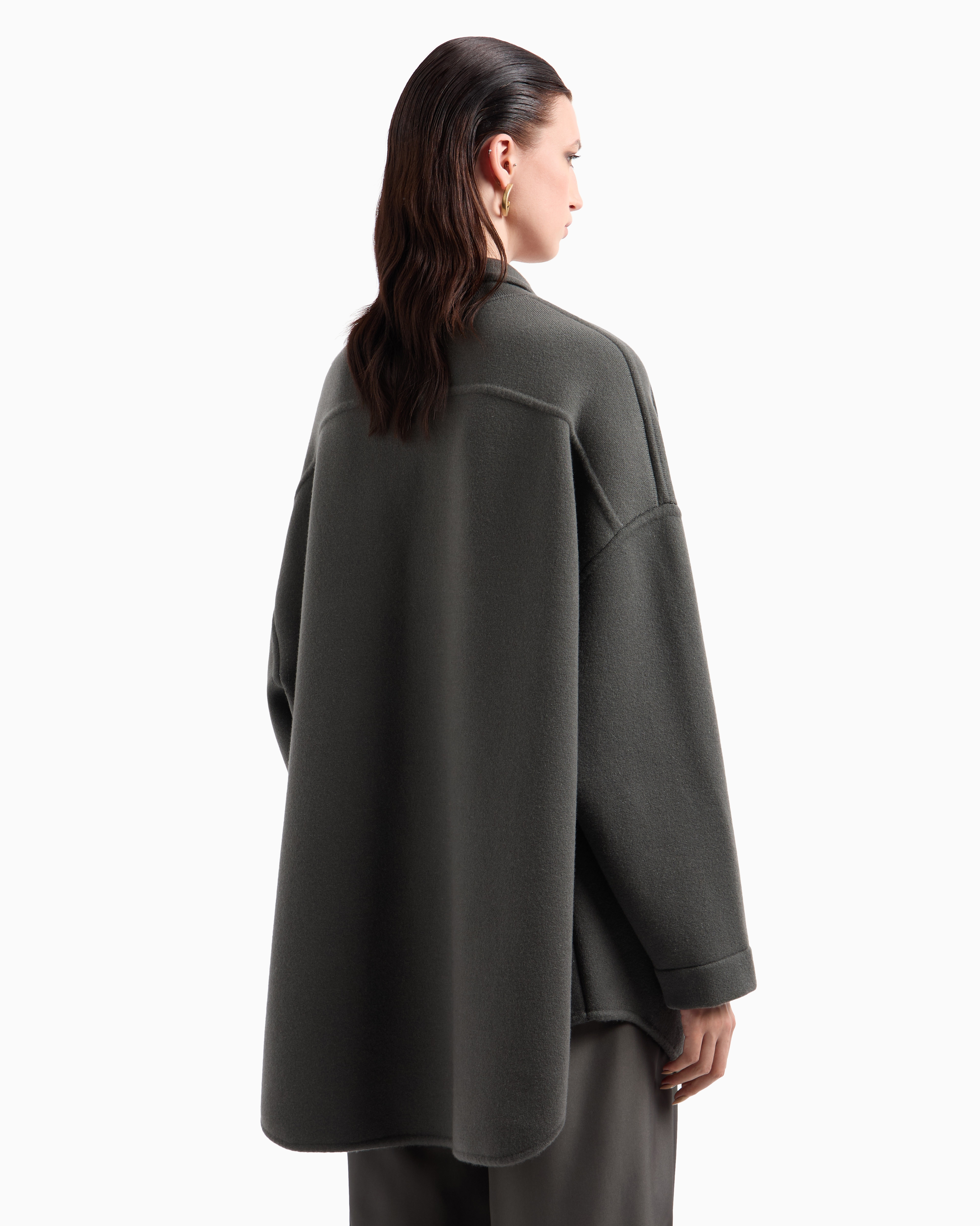 Giorgio Armani Cashmere And Virgin Wool Shirt Jacket