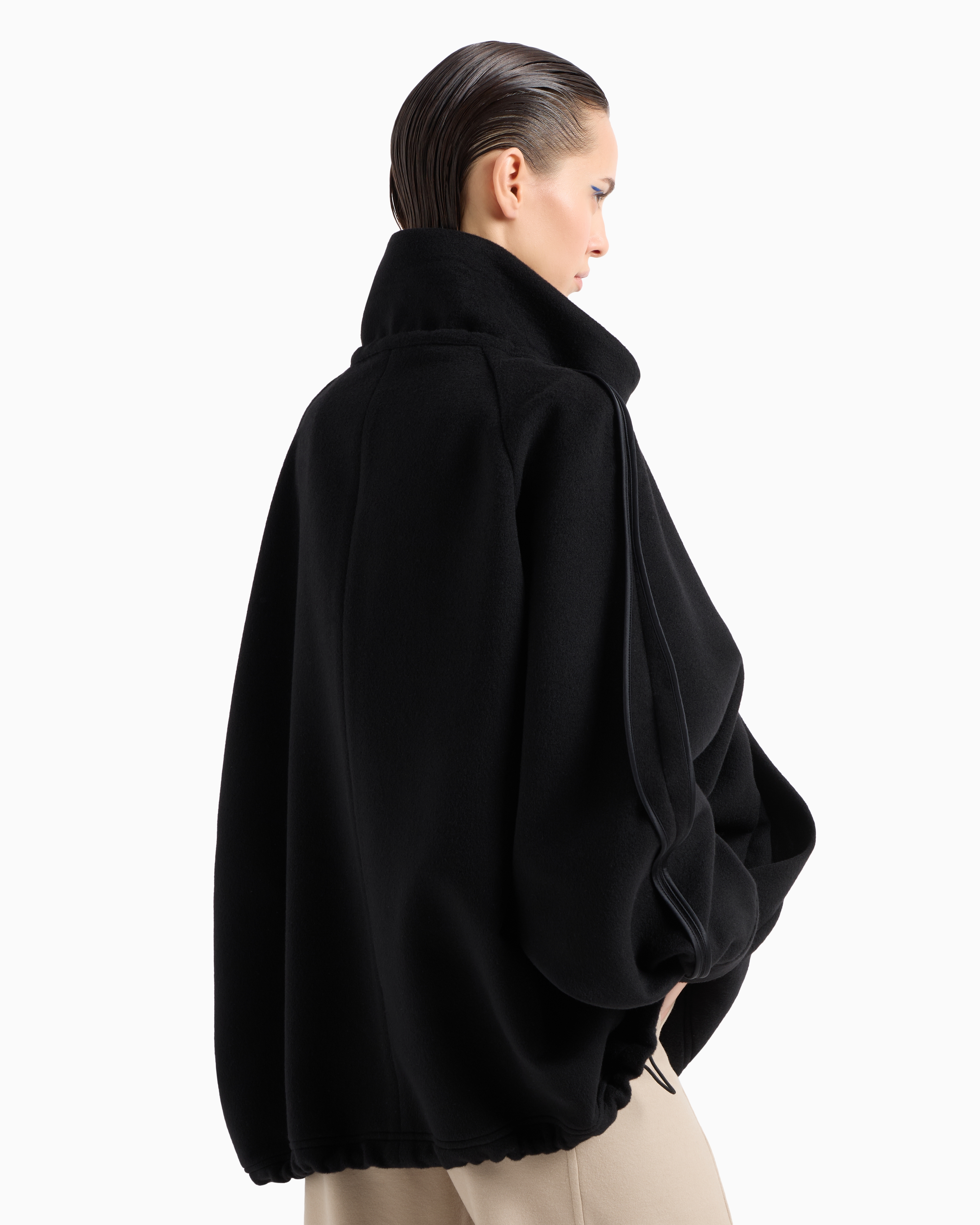 Giorgio Armani Wool And Cashmere Oversized Blouson