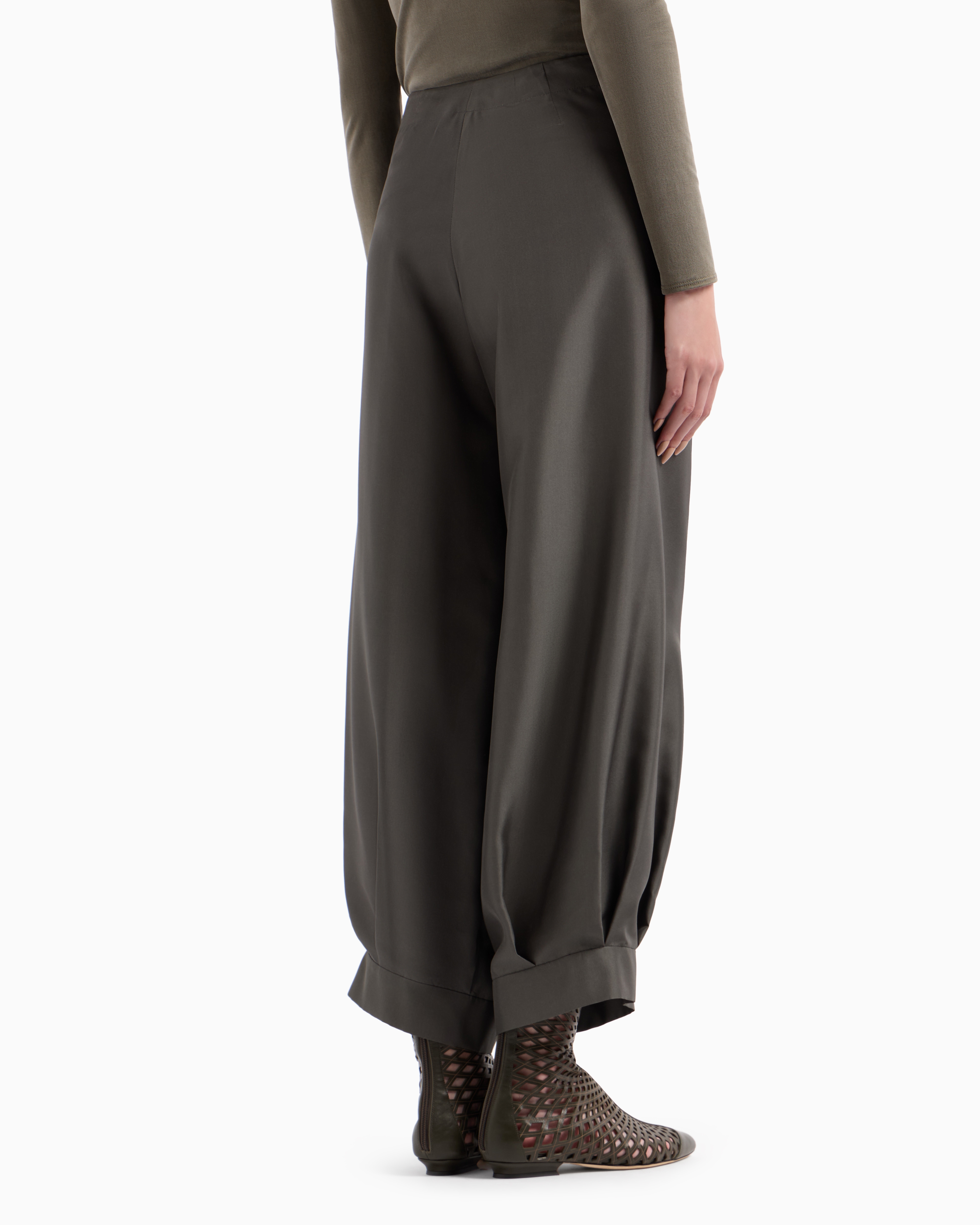 パンツ archive 00s ARMANI wide flare pants 00s～ ルーマニア製 ARMANI JEANSアルマーニジーンズ HB ワイド
