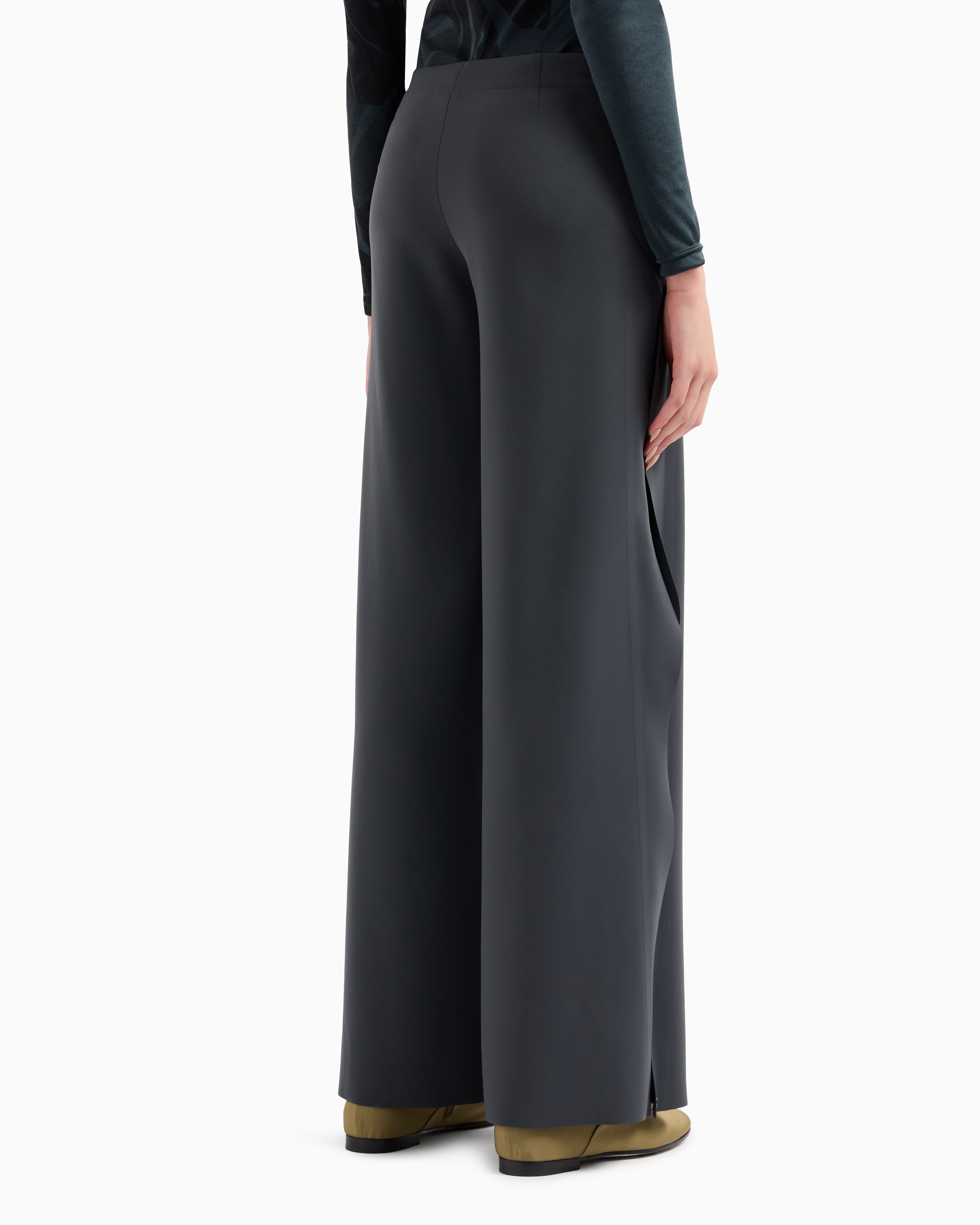 Giorgio Armani Technical-cady Straight Trousers