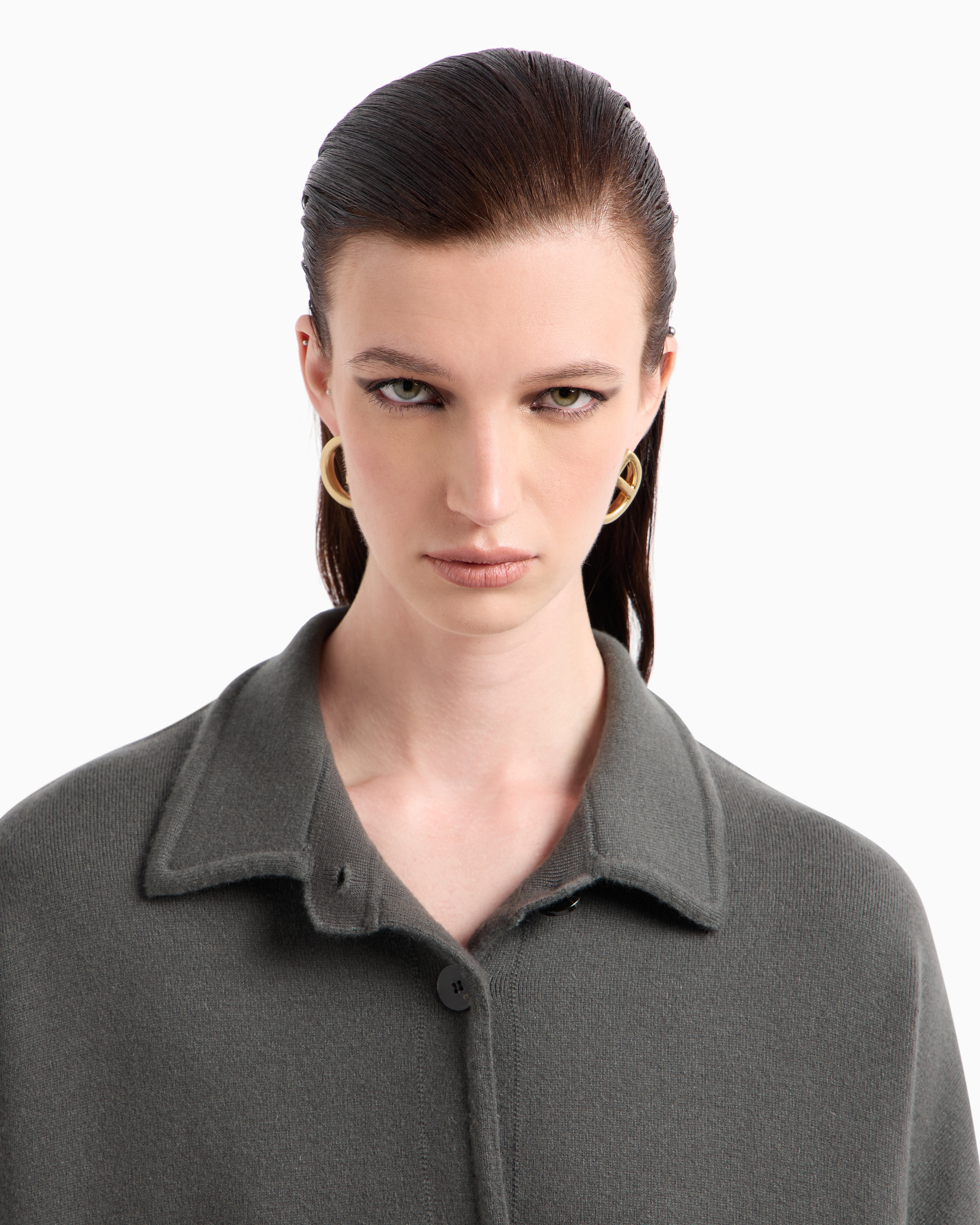 Giorgio Armani Cashmere And Virgin Wool Shirt Jacket