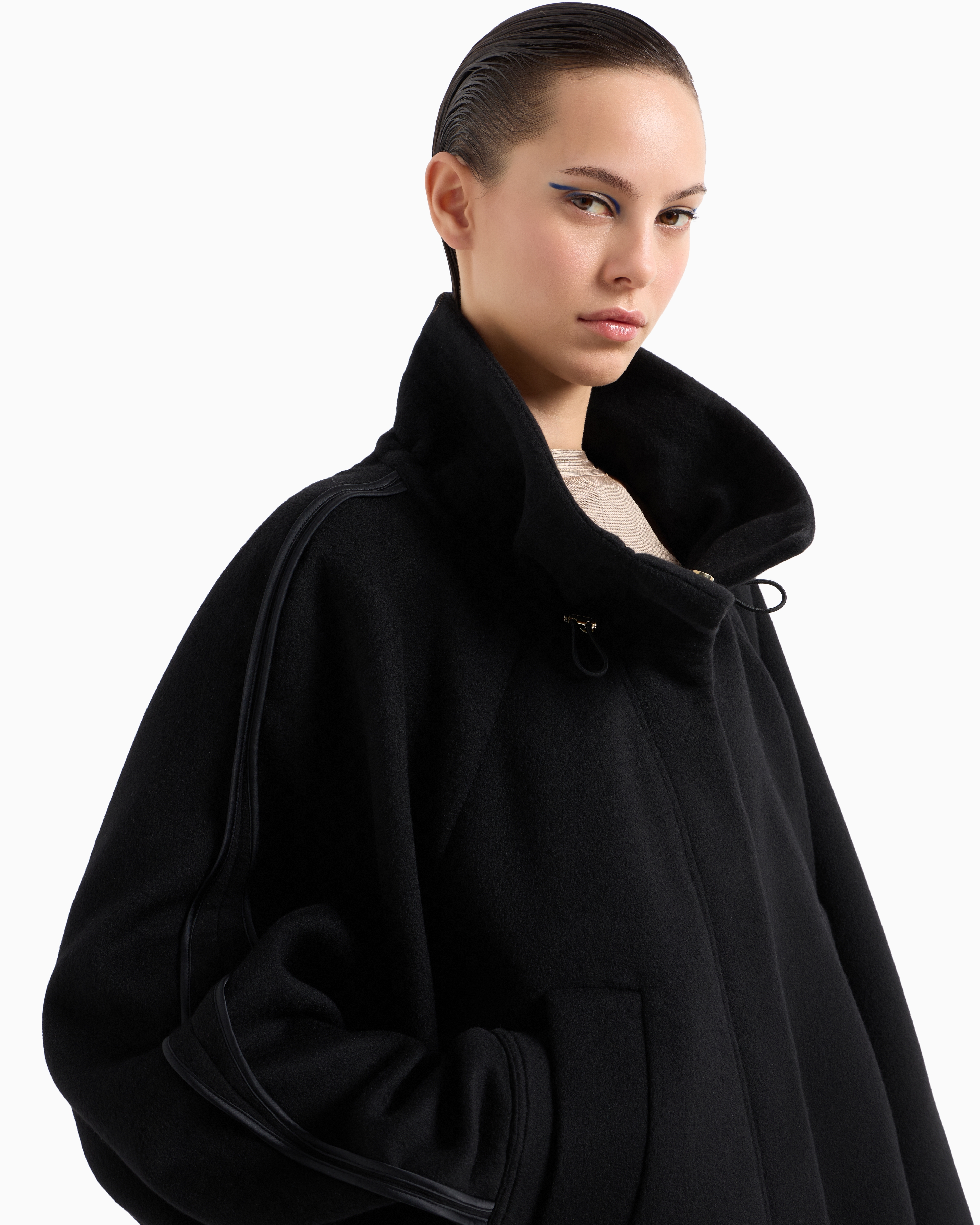 Giorgio Armani Wool And Cashmere Oversized Blouson
