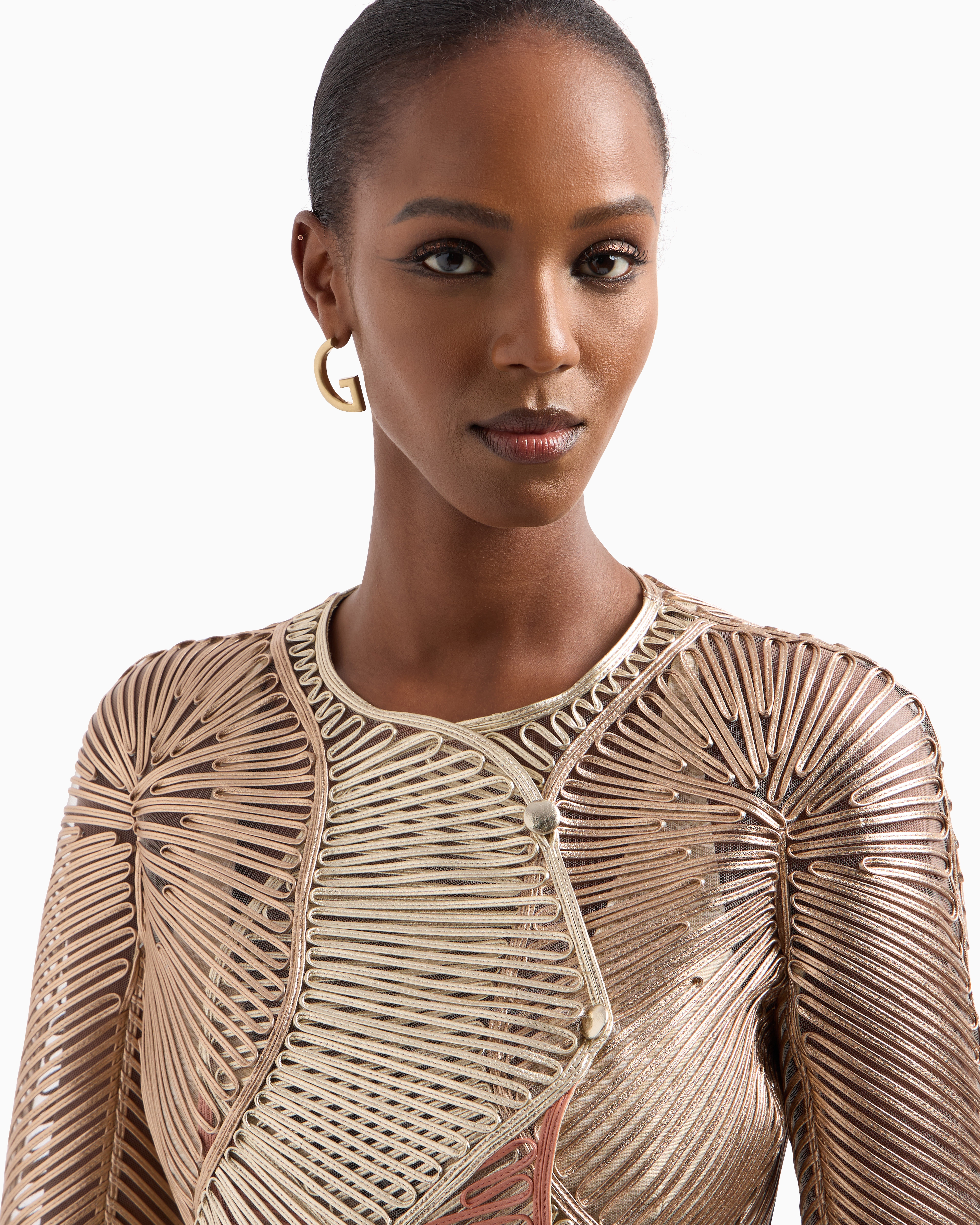 Giorgio Armani Pearlised Nappa-leather Jacket