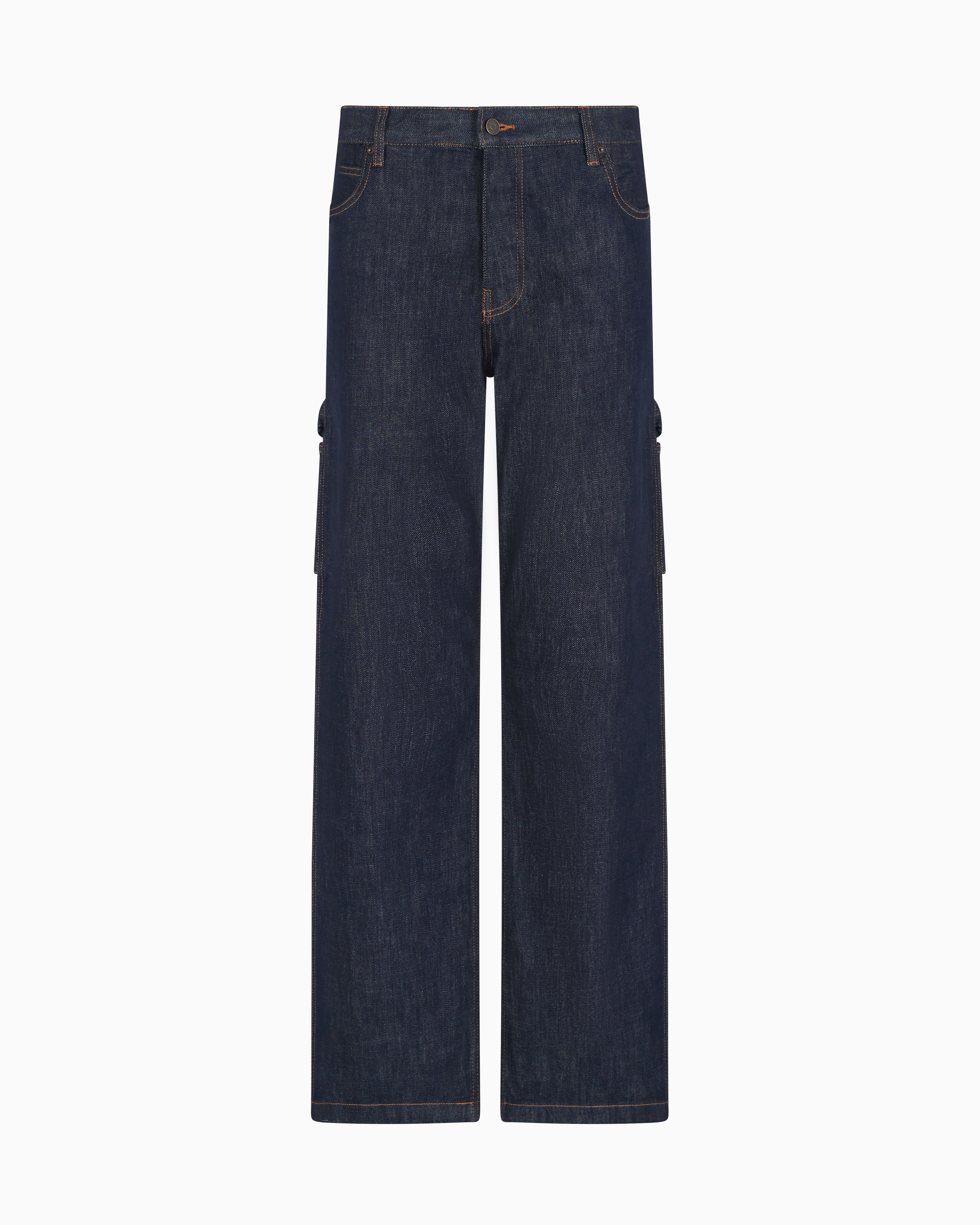 Armani Exchange J87 Regular Fit Jeans With Side Details In Blue