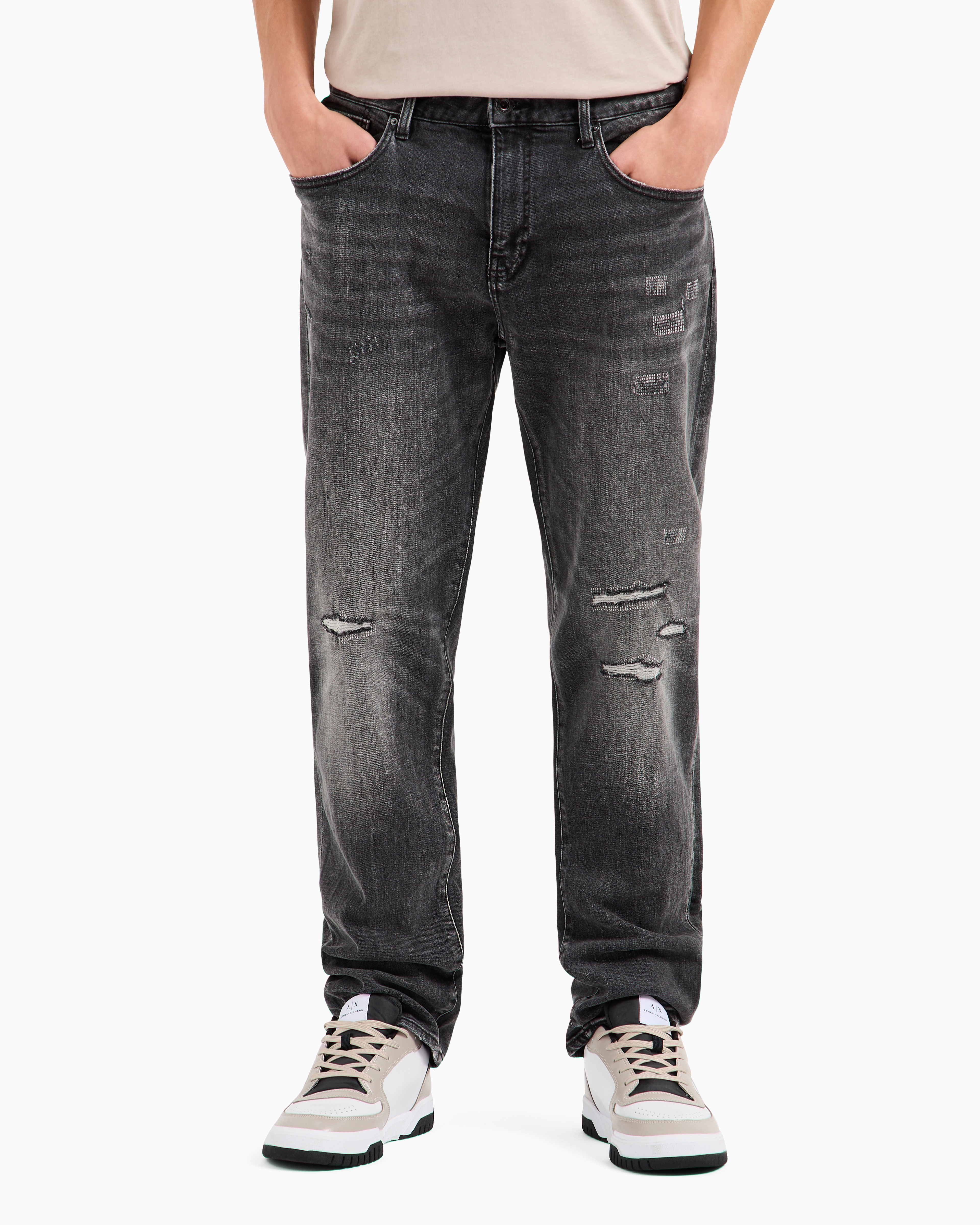 キュージョン　ジャスミン J13 slim fit jeans in indigo denim | Armani Exchange
