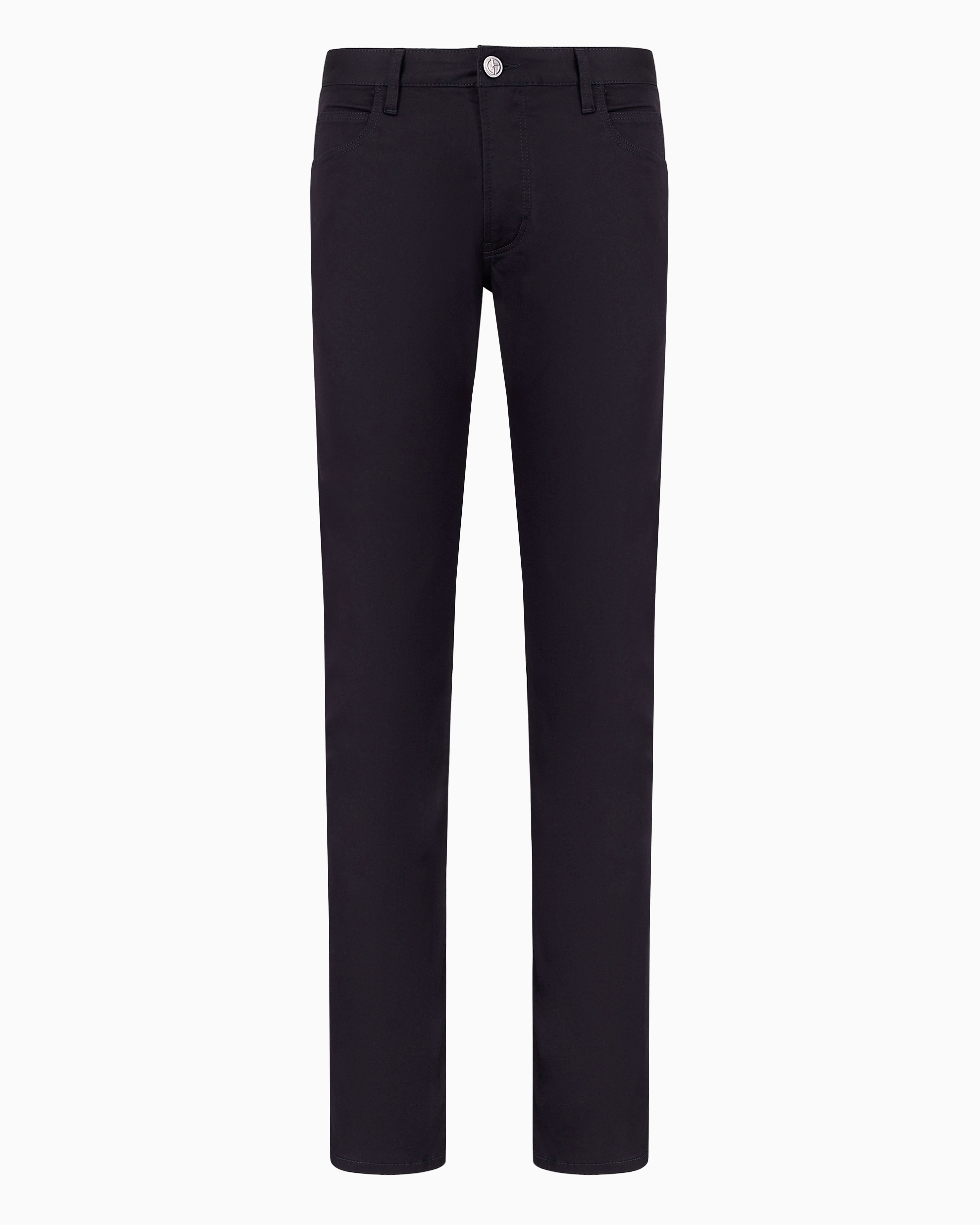 Giorgio Armani Stretch-cotton, Five-pocket Trousers