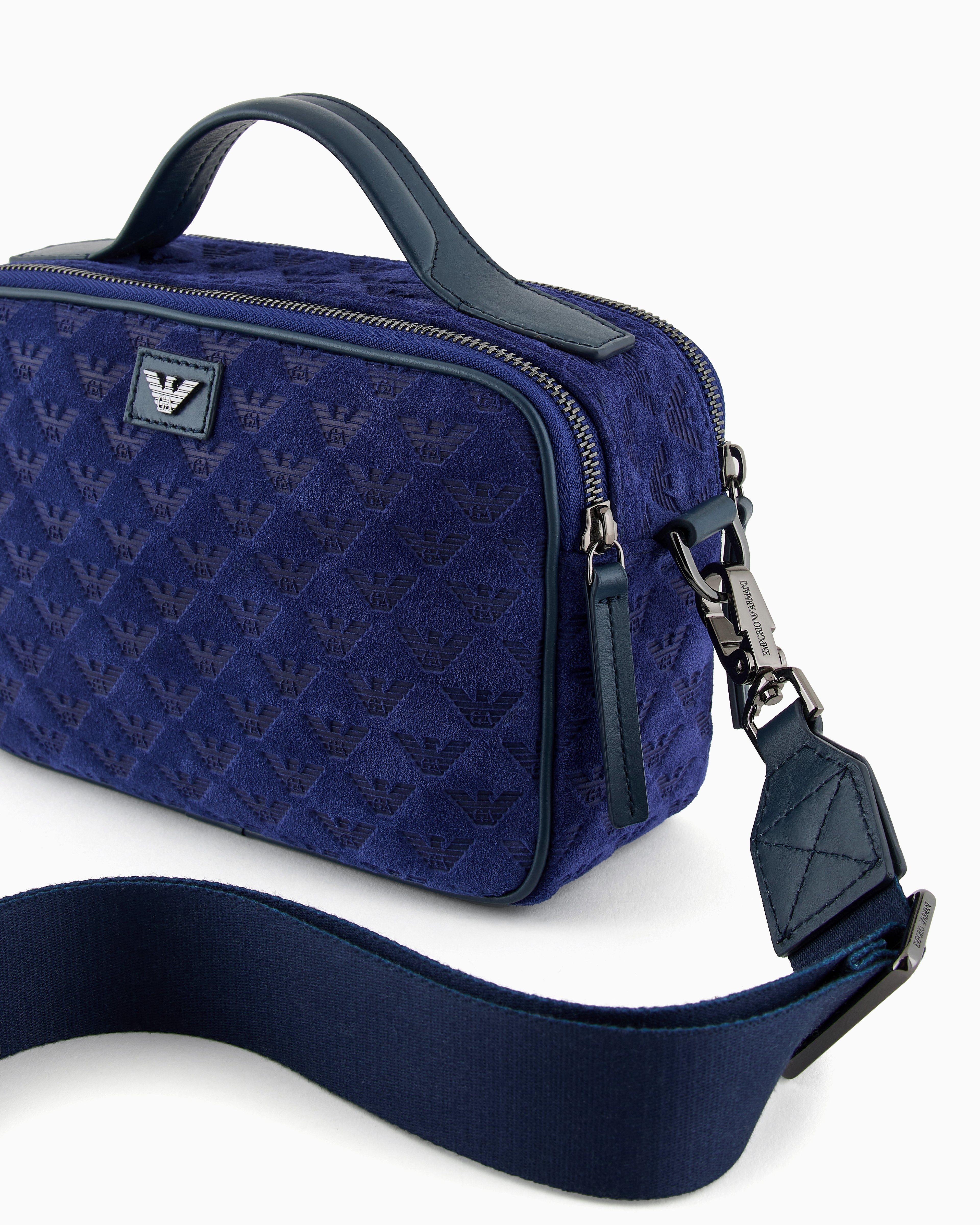 Emporio Armani Crossbody Bags In Blue