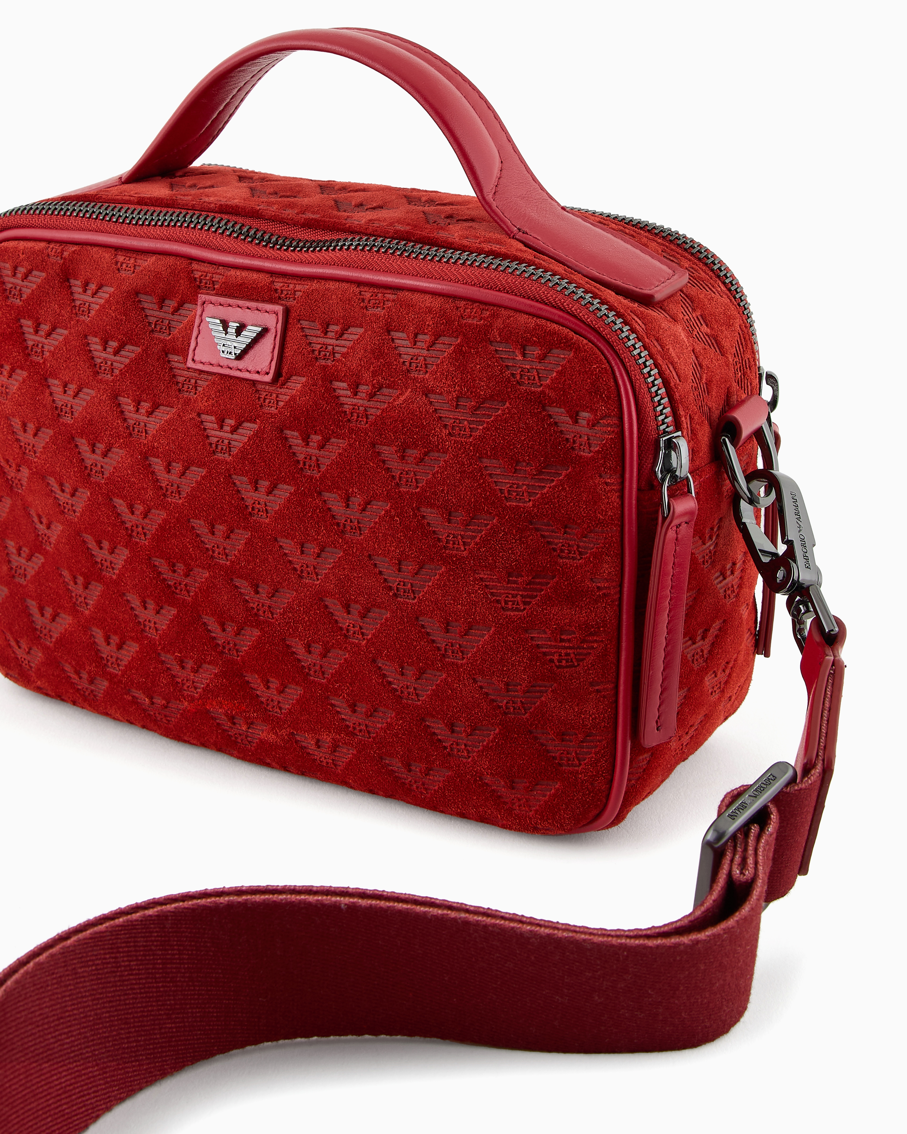 Emporio Armani Crossbody Bags In Red