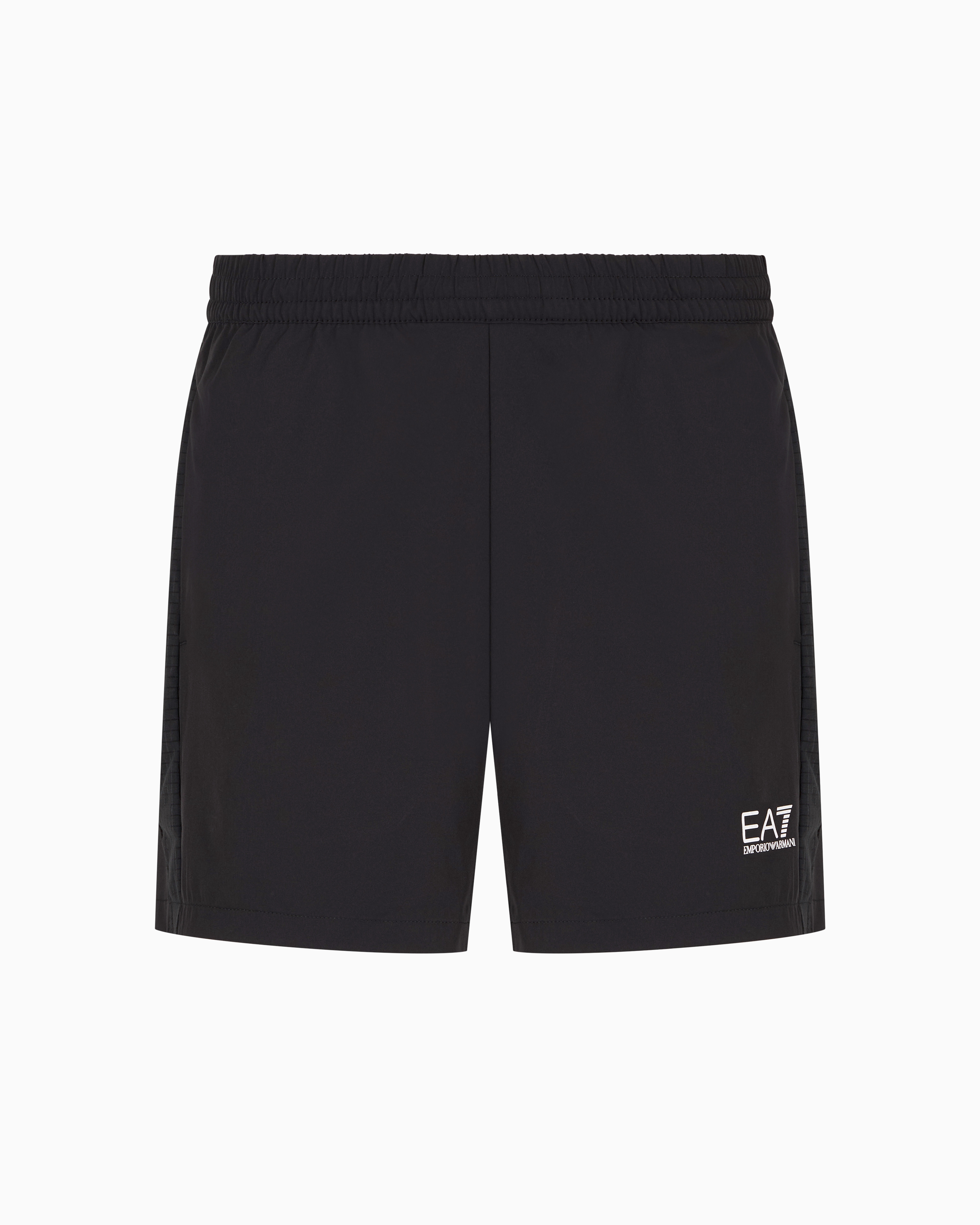 Ea7 Official Store Tennis Pro Shorts In Ventus7 Technical Fabric In Black