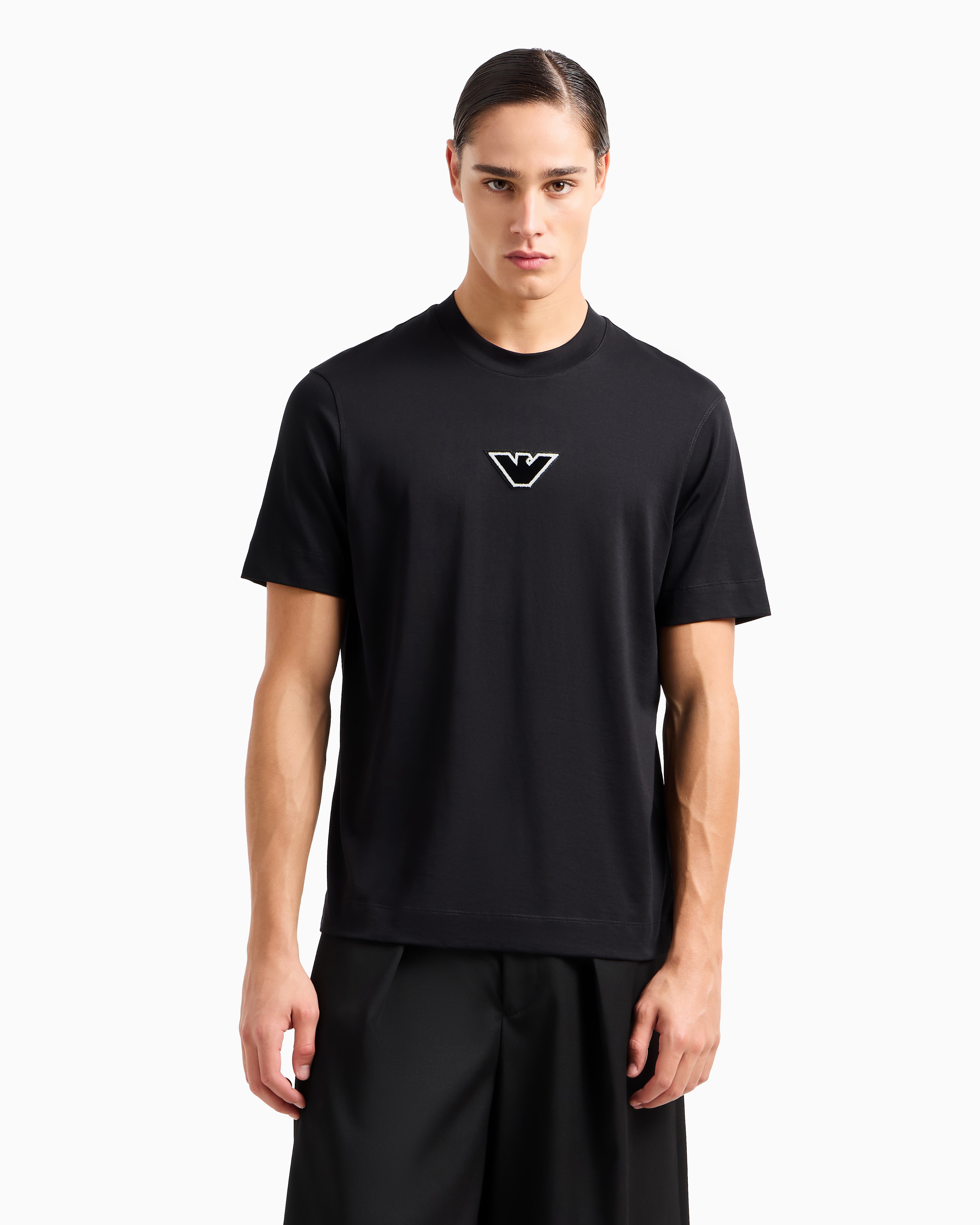 ASV lightweight jersey T-shirt with embossed logo patch